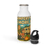 Camping Vibes Water Bottle, Outdoor Adventure, S'mores Fun, Eco-Friendly Hydration, Gift for Campers, Hiking Gear