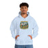 Campfire Adventure Hoodie with Retro Design, Cozy Gift for Outdoor Lovers, Perfect for Camping, Road Trips, and Casual Wear