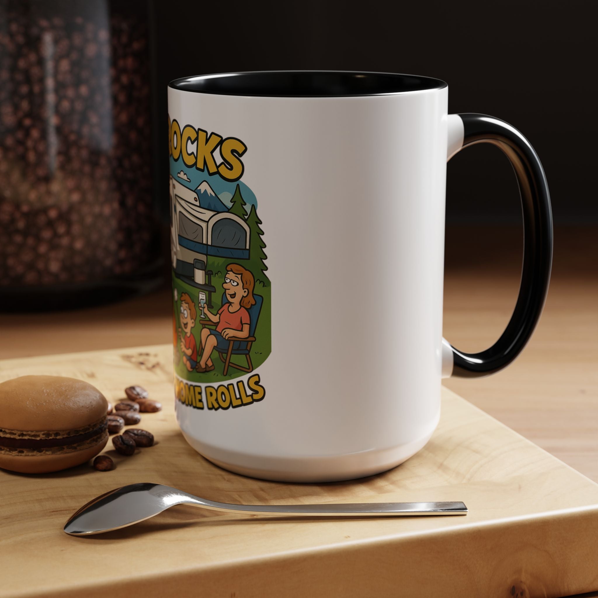Camping Life Coffee Mug - Adventure Lover Gift, RV Travel Mug, Cozy Campfire Vibes, Perfect for Outdoor Enthusiasts, Gift for Dad