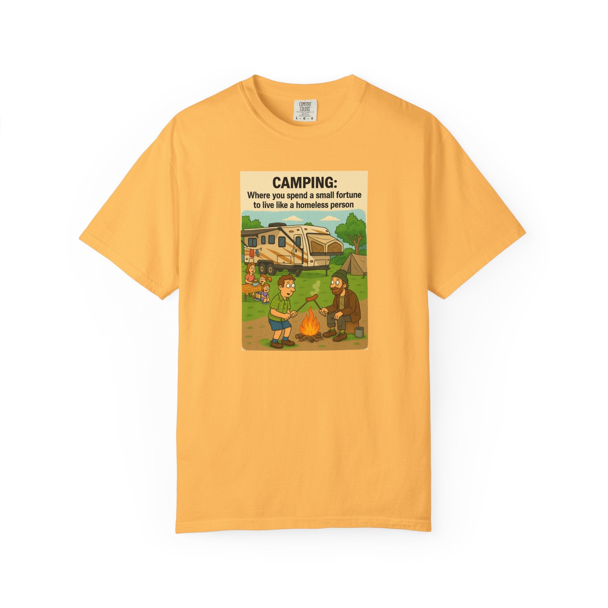 Camping Humor T-Shirt, Unisex Graphic Tee, Adventure Gift, Outdoor Lover Apparel, Funny Camping Shirt