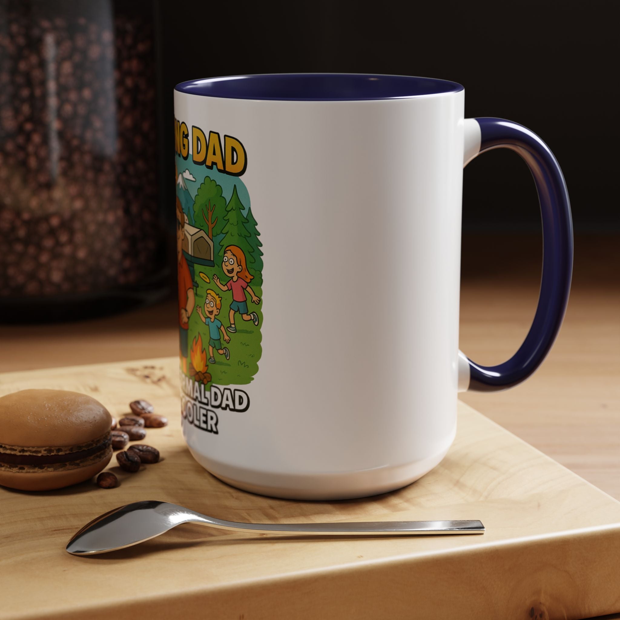 Cool Camping Dad Coffee Mug - Fun Outdoor Adventure Gift
