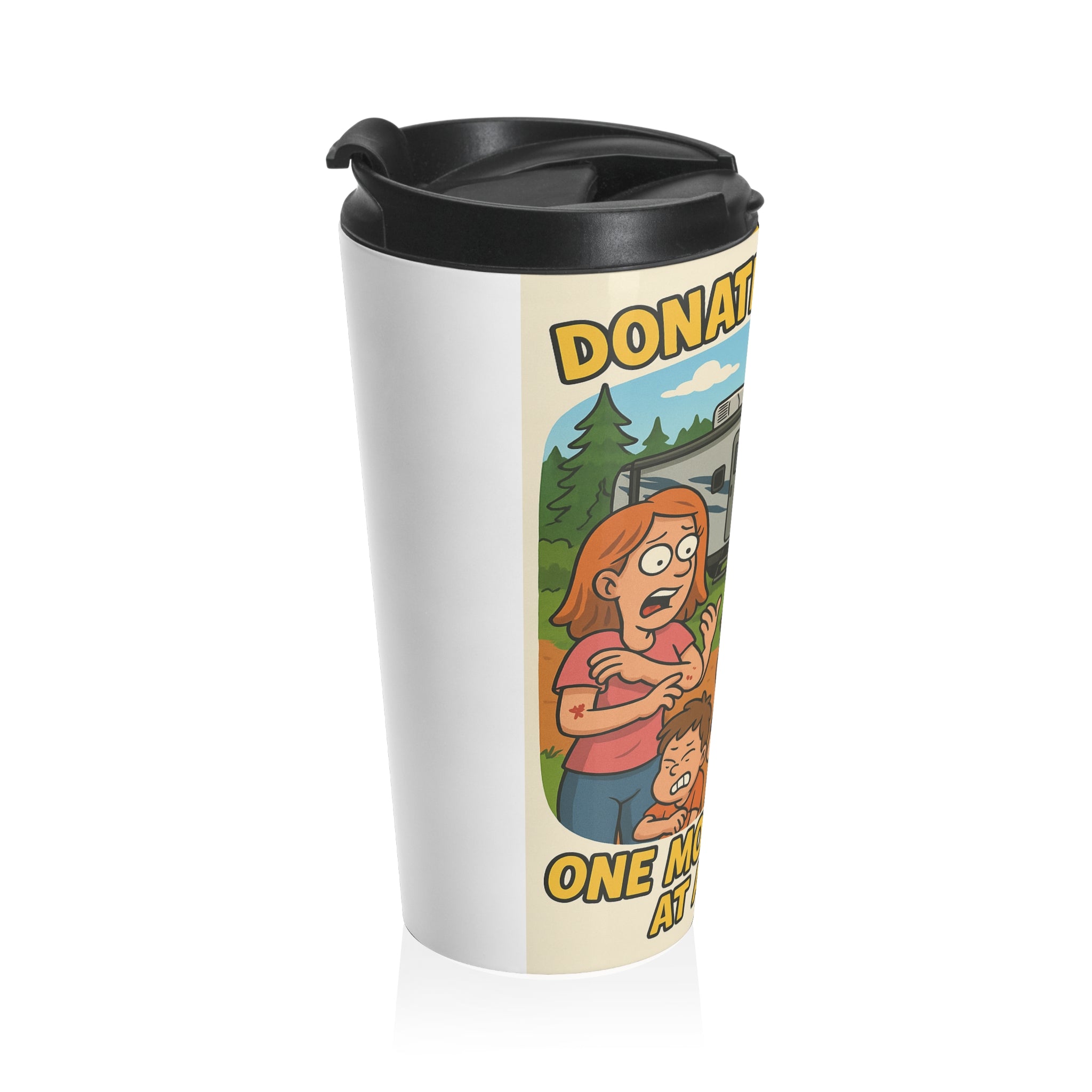 Donating Blood, One Mosquito at a Time - Hybrid Camper Travel Mug