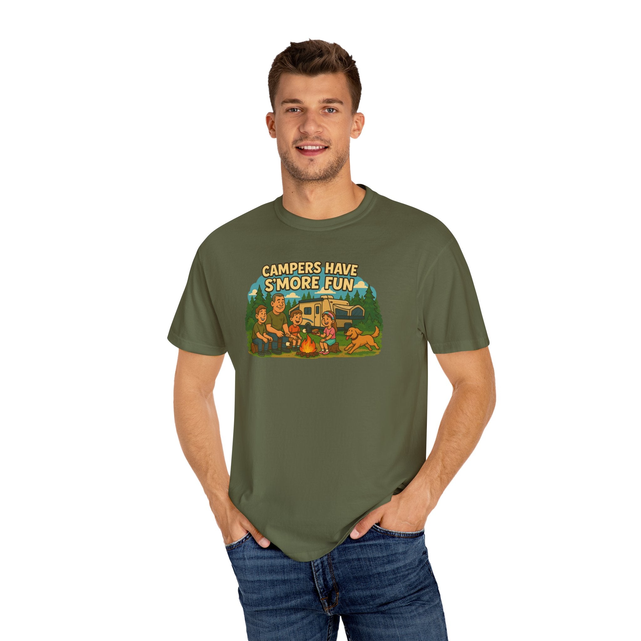 Camping T-Shirt for Outdoor Lovers, Perfect Gift for Campers, Adventure Tee, Vacation Shirt, Summer Fun Merchandise