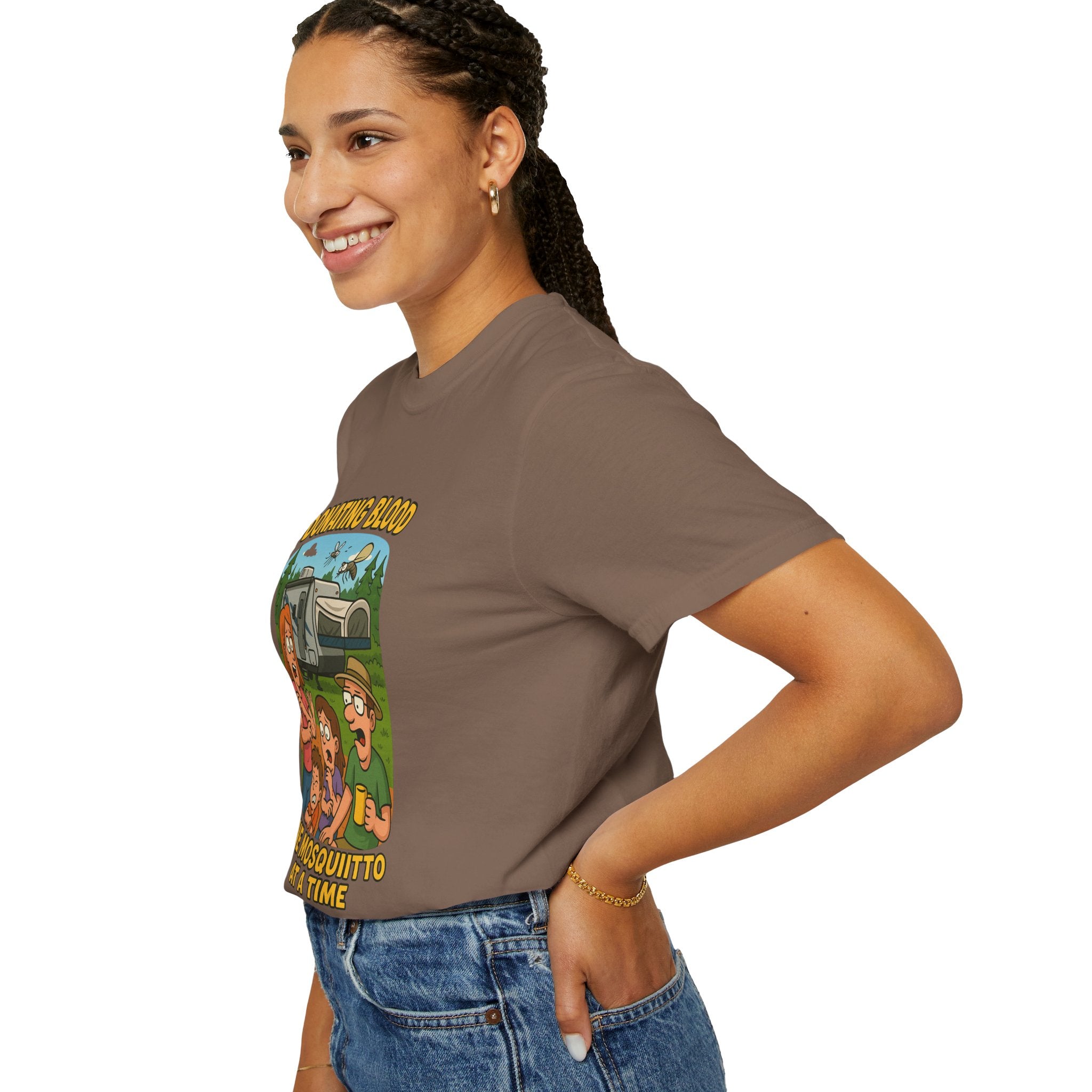 Playful Donation Humor Tee for Blood Donors, Perfect for Fundraisers, Special Events, Gifts, and Everyday Wear