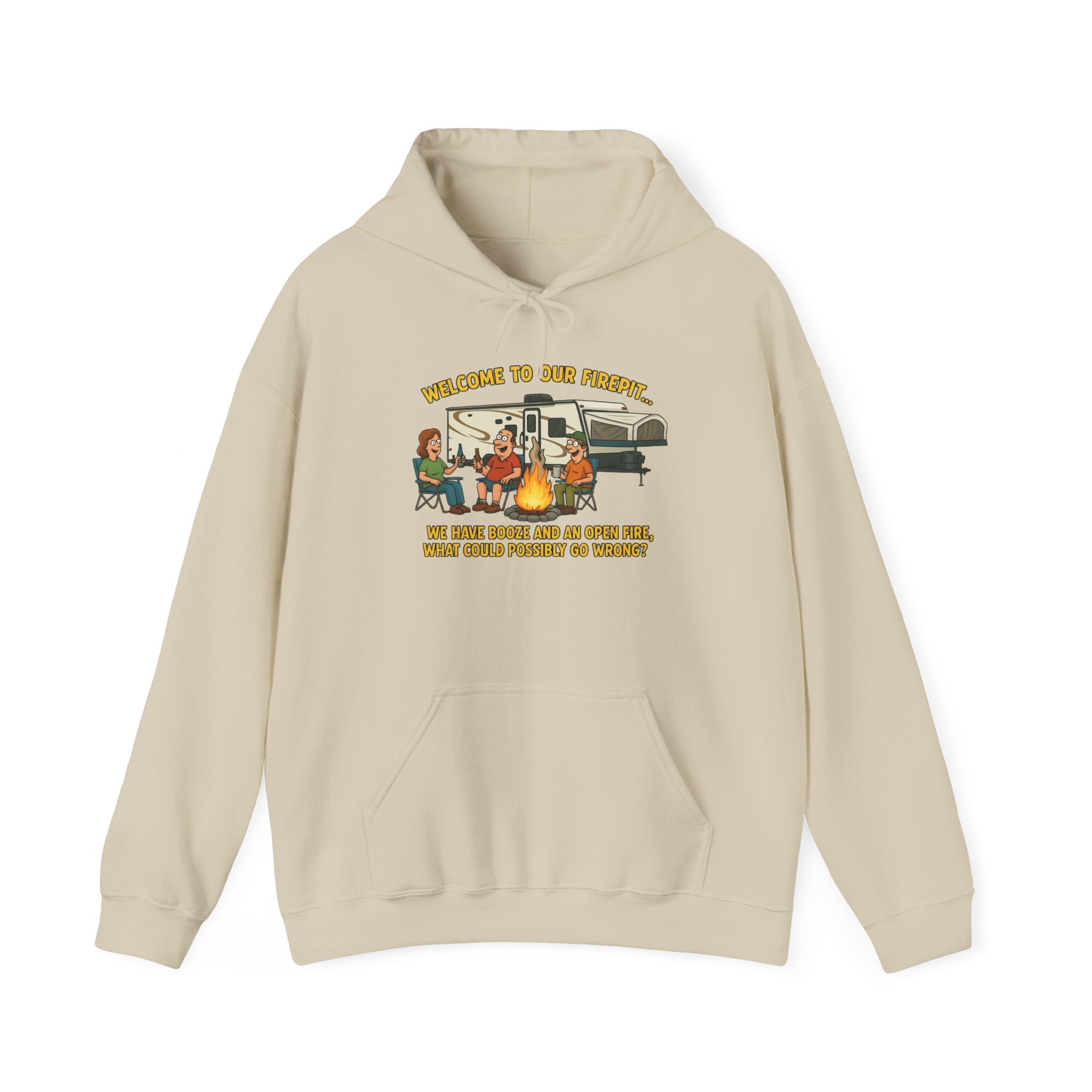 Cozy Campfire Sweatshirt | Unisex Hoodie for Outdoor Lovers, Camping Gear, Warmth for Fall, Great Gift for Nature Enthusiasts