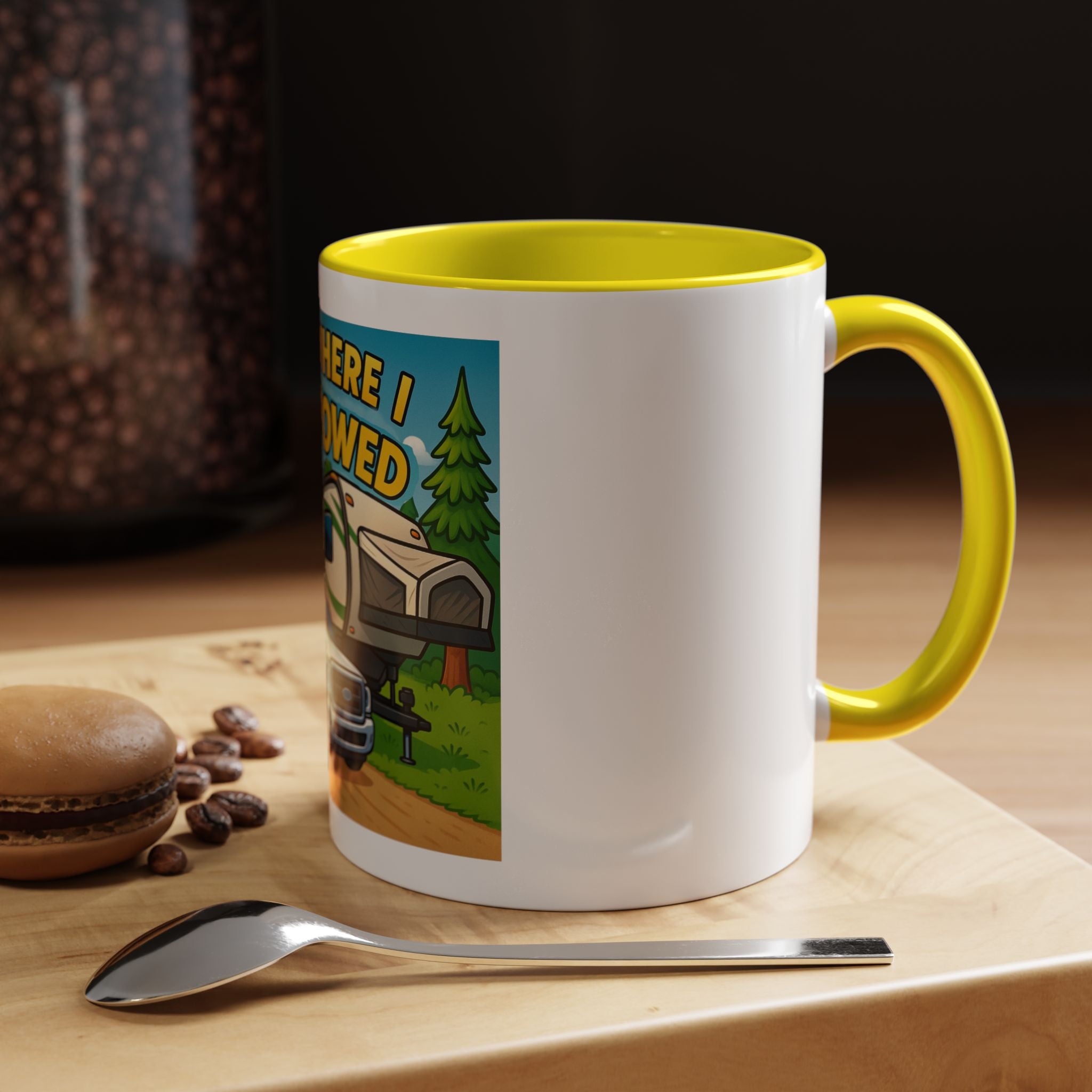 Adventure Camping Coffee Mug, RV Lover Gift, Hiking Mug, Travel Enthusiast Ceramic Cup, Nature Lover Drinkware