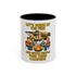 Campfire Accent Coffee Mug, Camping Gift, Outdoor Adventure Mug, RV Lovers Coffee Cup, Relaxing by the Fire