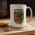 Donating Blood Coffee Mug with Fun Cartoon Design, Unique Gift for Nurses, Healthcare Workers, Humorous Office Mug, Blood Donation Awareness