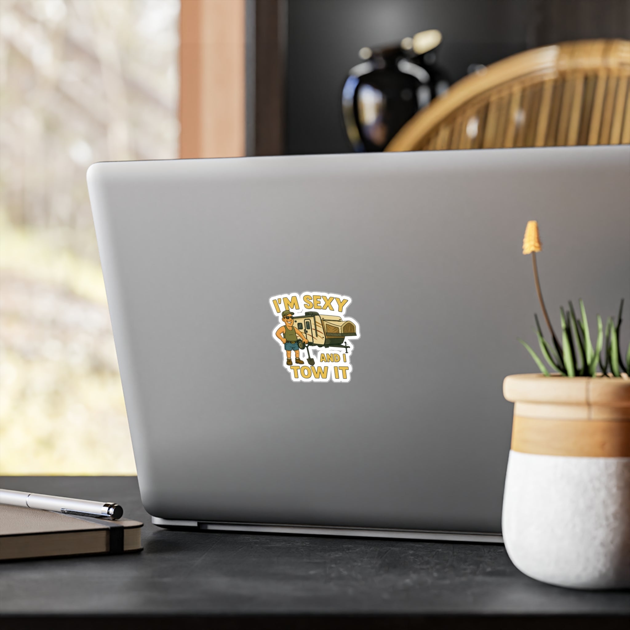Funny RV Camping Sticker, Hilarious Vinyl Decal for Car, Laptop, Travel Lovers, Humorous Gift for Campers, Vinyl Decals for Outdoors