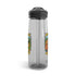 Fun Cartoon Water Bottle, Quirky Drinkware, Motivational Hydration, Eco-Friendly Gift, Ideal for Campers, Perfect for Summer, Donation Theme