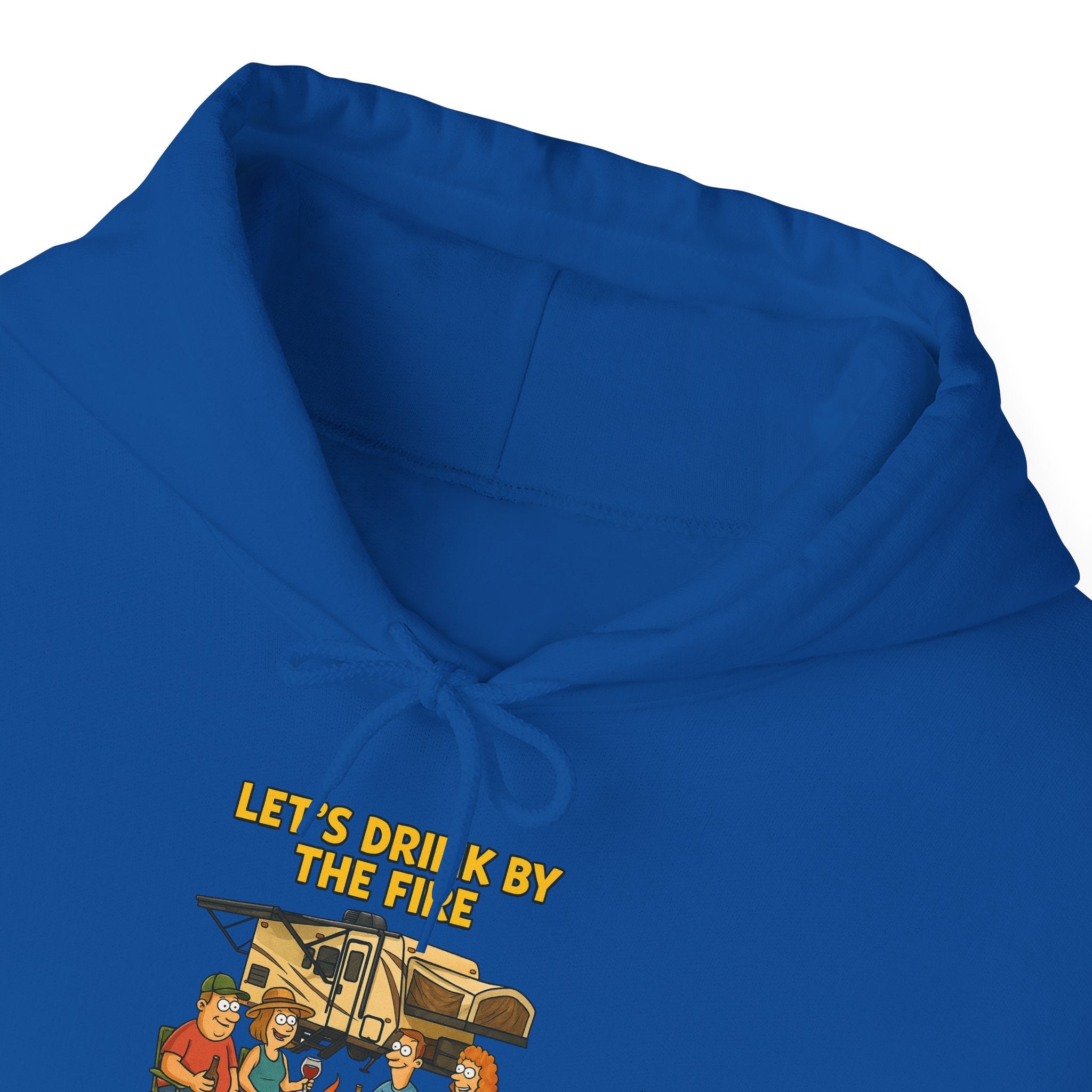 Cozy Family Gathering Hoodie - Let's Make Memories by the Fire, Family, Friends, Campfire, Gift, Holiday