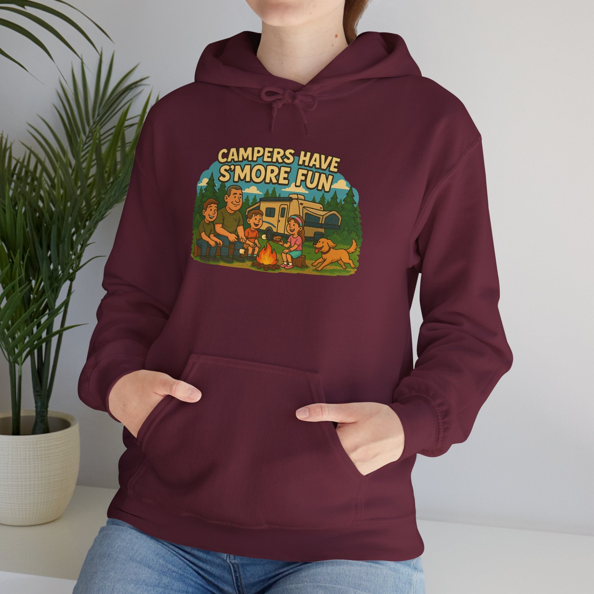 Campfire Vibes Hoodie - Perfect for Outdoor Lovers, Camping Trips, Nature Adventures, Gift for Campers, Cozy Hooded Sweatshirt