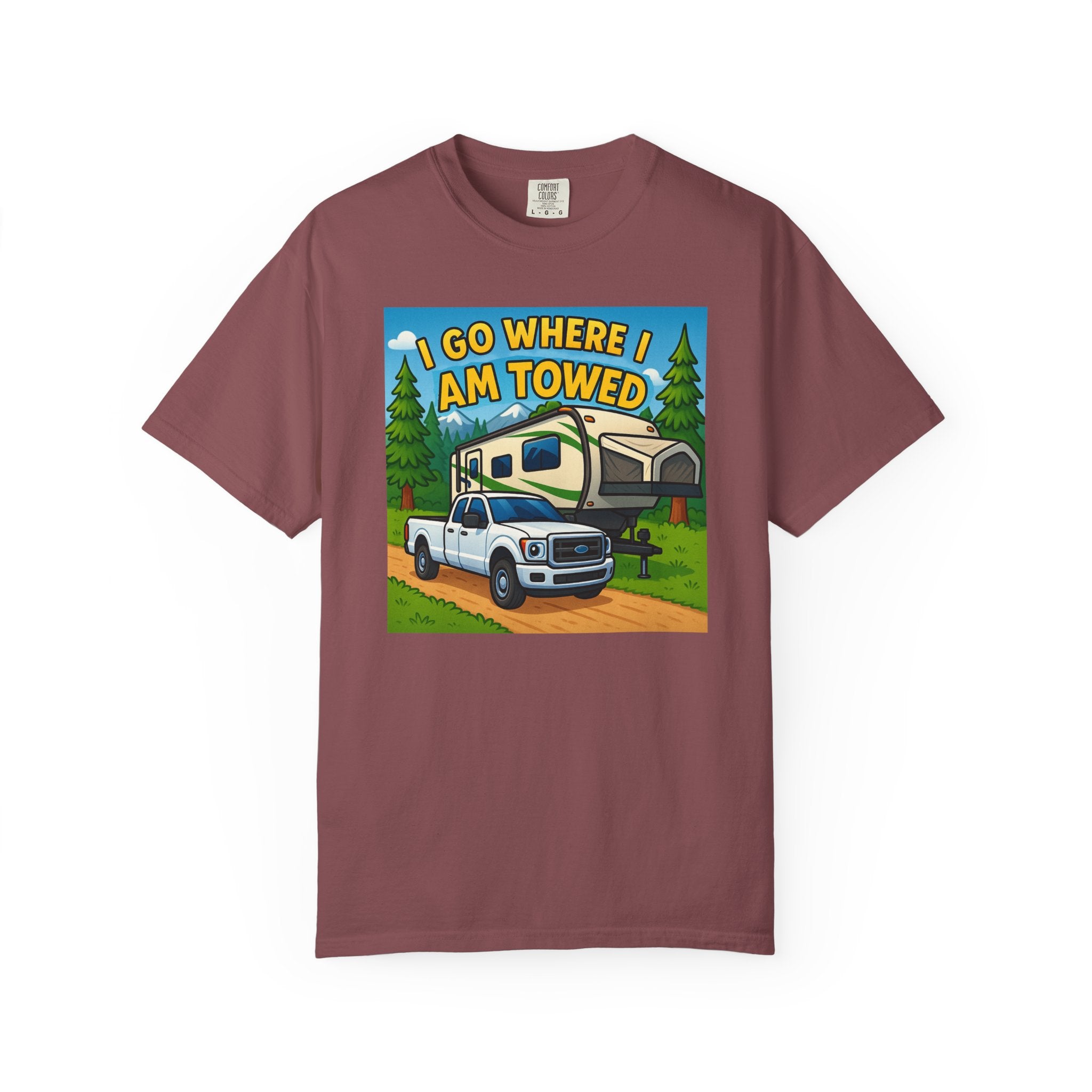 Adventure-Ready Unisex Heavy Cotton Tee - "Go Where I Am Towed"