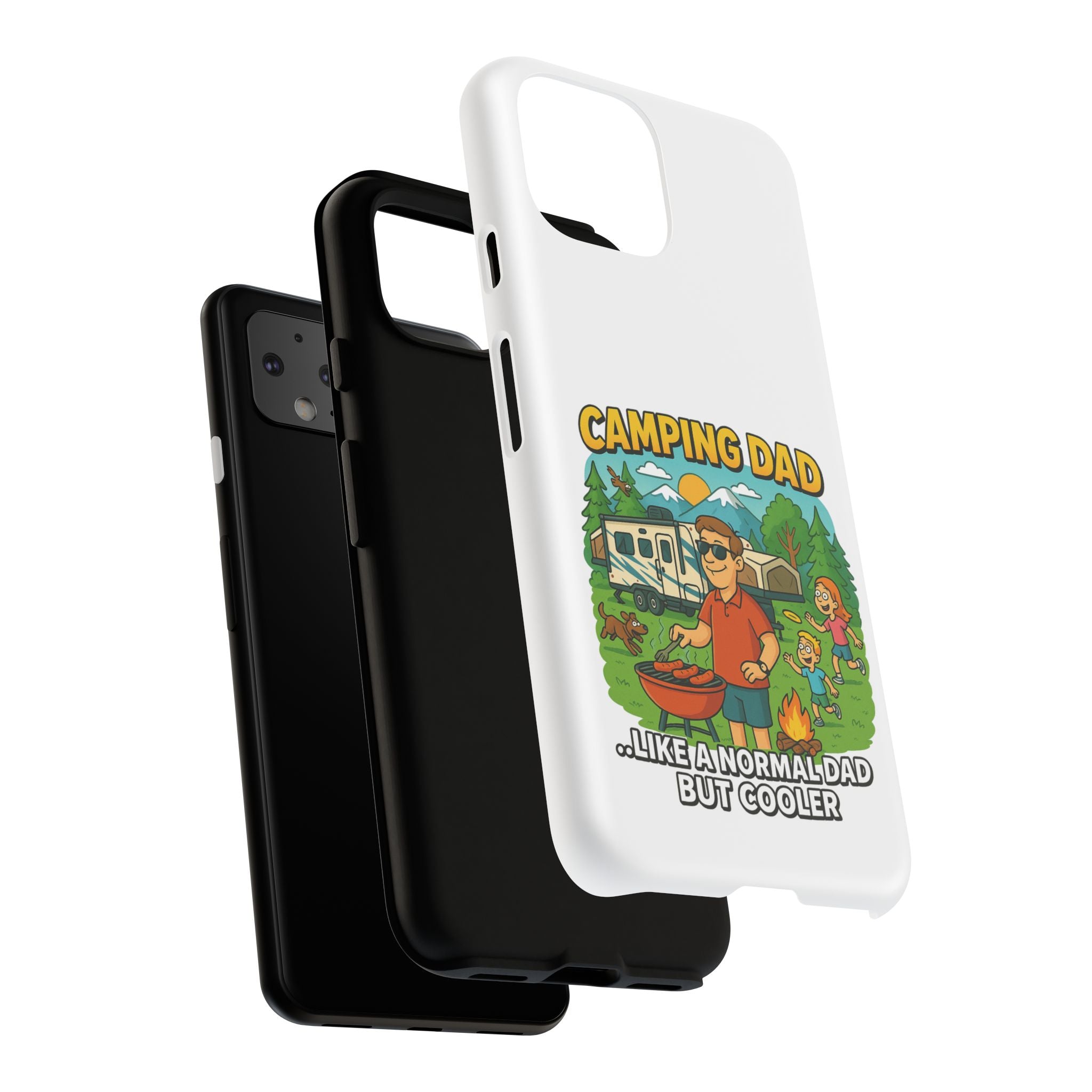 Camping Dad Phone Case - Unique Tough Cover for Outdoor Dads