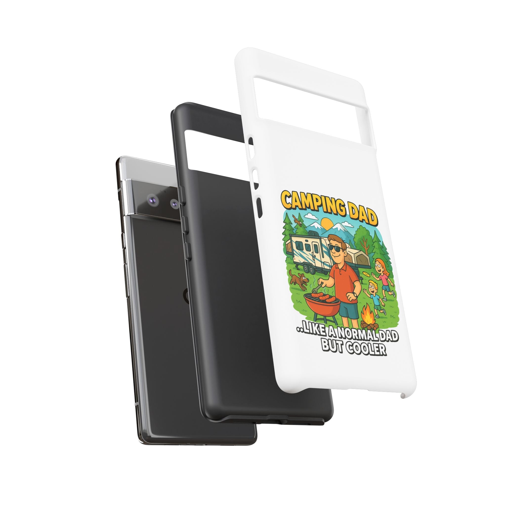 Camping Dad Phone Case - Unique Tough Cover for Outdoor Dads
