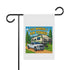 Travel Trailer Banner, RV Garden Decor, Camping Flag, Adventure Home Sign, Outdoor Decoration, Motorhome Gift