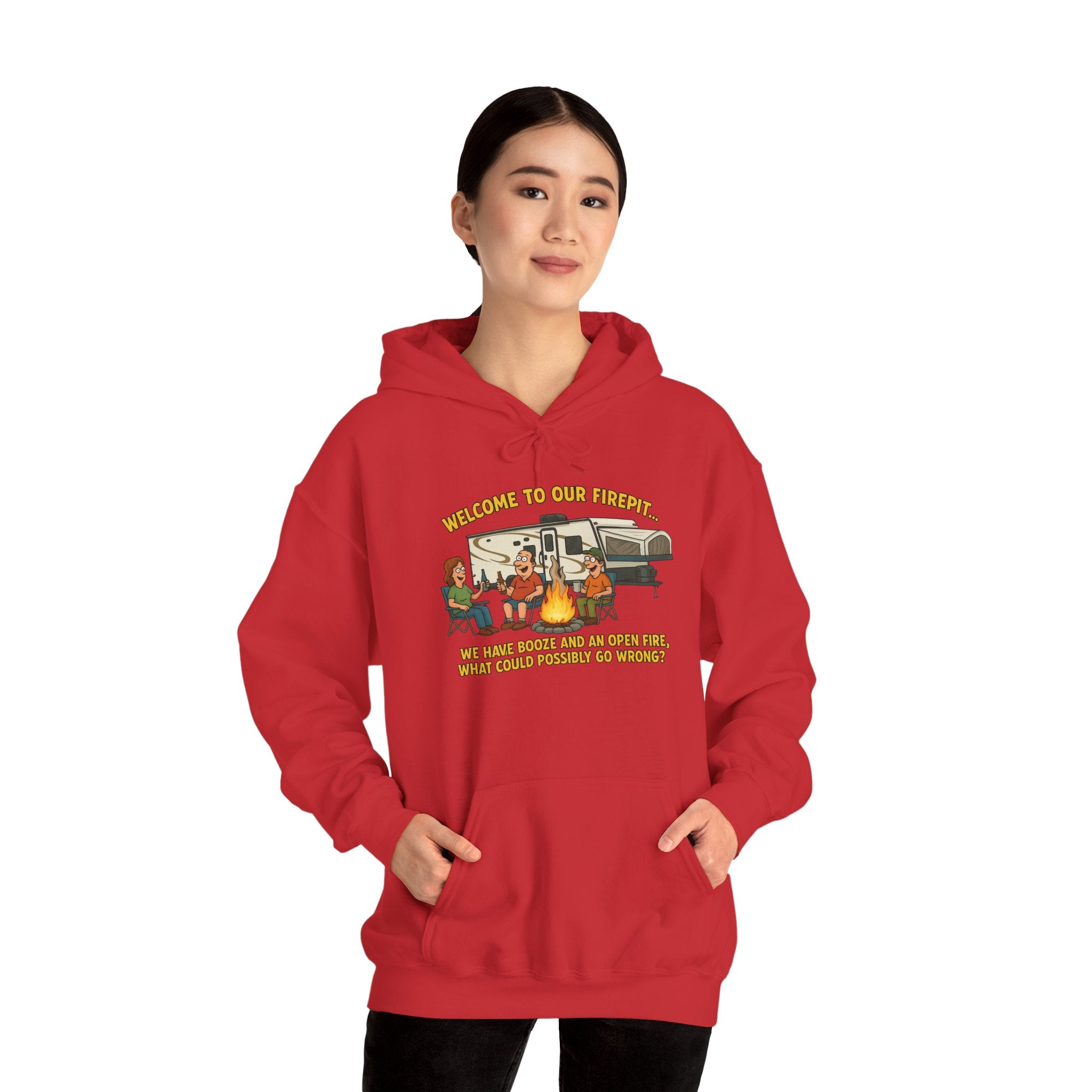 Cozy Campfire Sweatshirt | Unisex Hoodie for Outdoor Lovers, Camping Gear, Warmth for Fall, Great Gift for Nature Enthusiasts