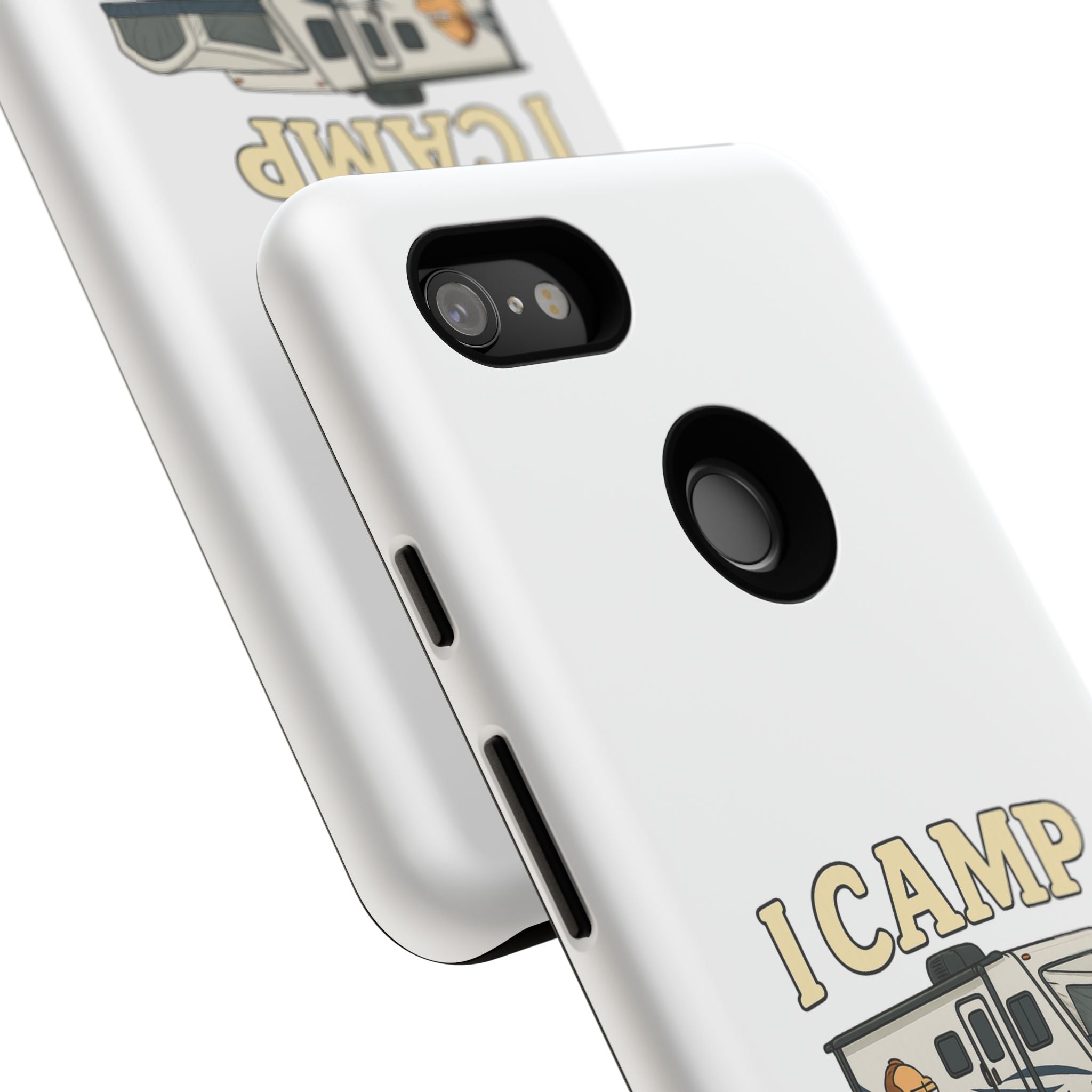 Camping Phone Case - I Camp Because Punching People is Frowned Upon