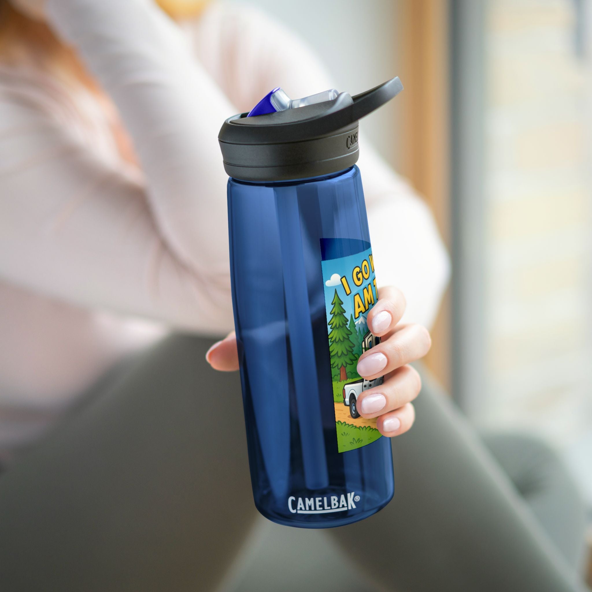 Adventure Water Bottle, Camping Hydration Bottle, RV Water Bottle, Outdoor Gear, Gifts for Campers