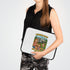 Whimsical Laptop Sleeve featuring Fun Design, Perfect for Students, Donating Blood, Office Use, Gifts, & Eco-Friendly Style