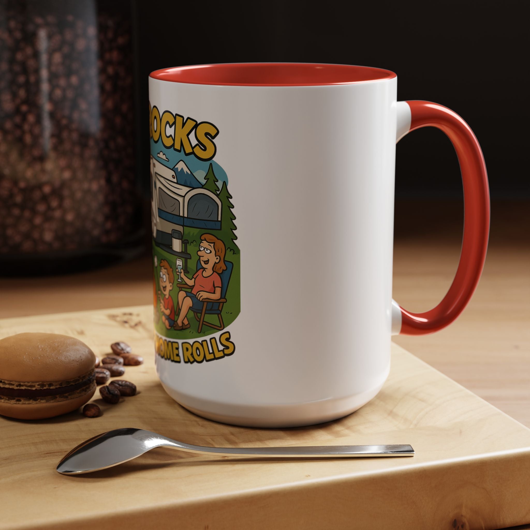 Camping Life Coffee Mug - Adventure Lover Gift, RV Travel Mug, Cozy Campfire Vibes, Perfect for Outdoor Enthusiasts, Gift for Dad