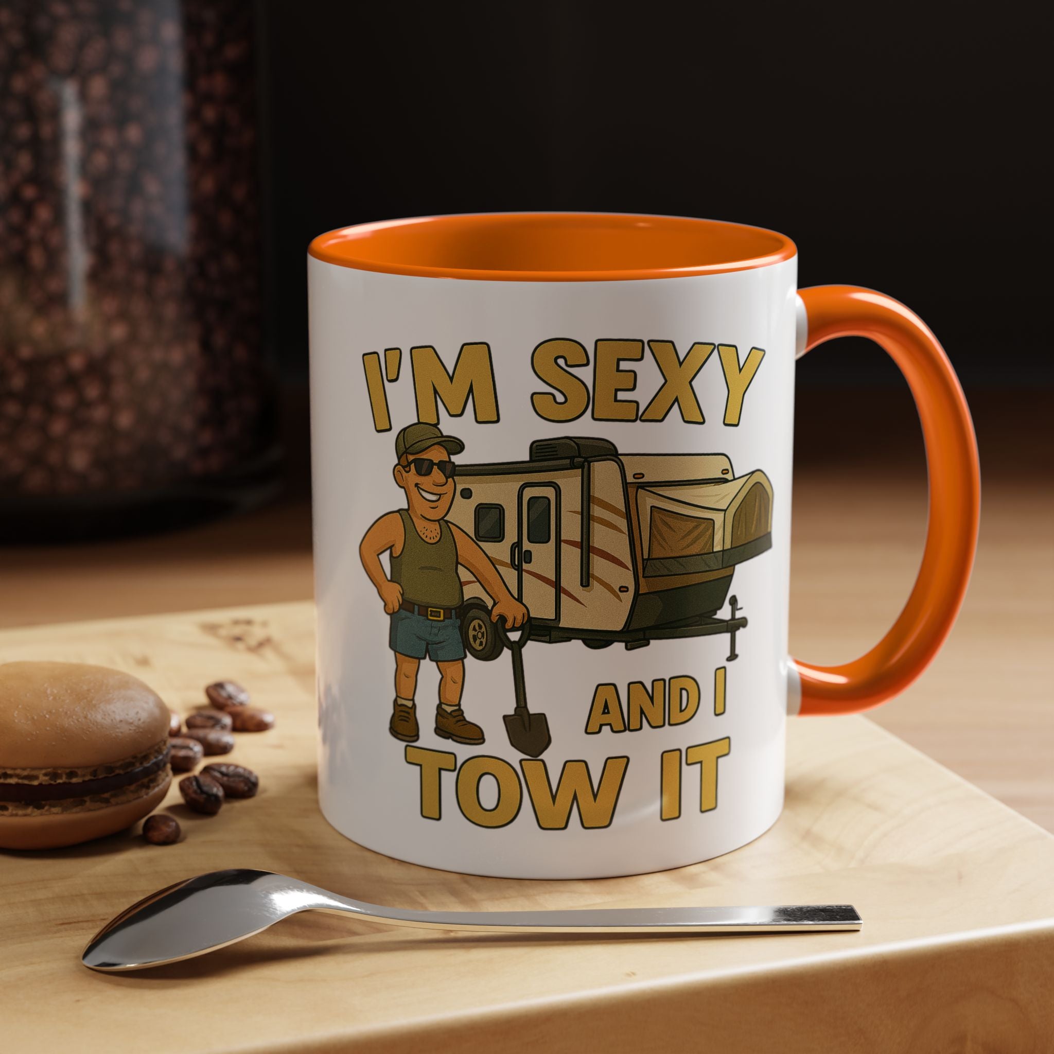 Playful Camping Mug, Funny Coffee Cup, Camper Gift, RV Lover's Accessory, Outdoor Adventure Mug