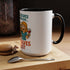 Camping Coffee Mug - Wine Solves the Rest - Fun Camper Mug for Nature Lovers, Gift for Adventurers, Travel Mug, Coffee Lover's Gift