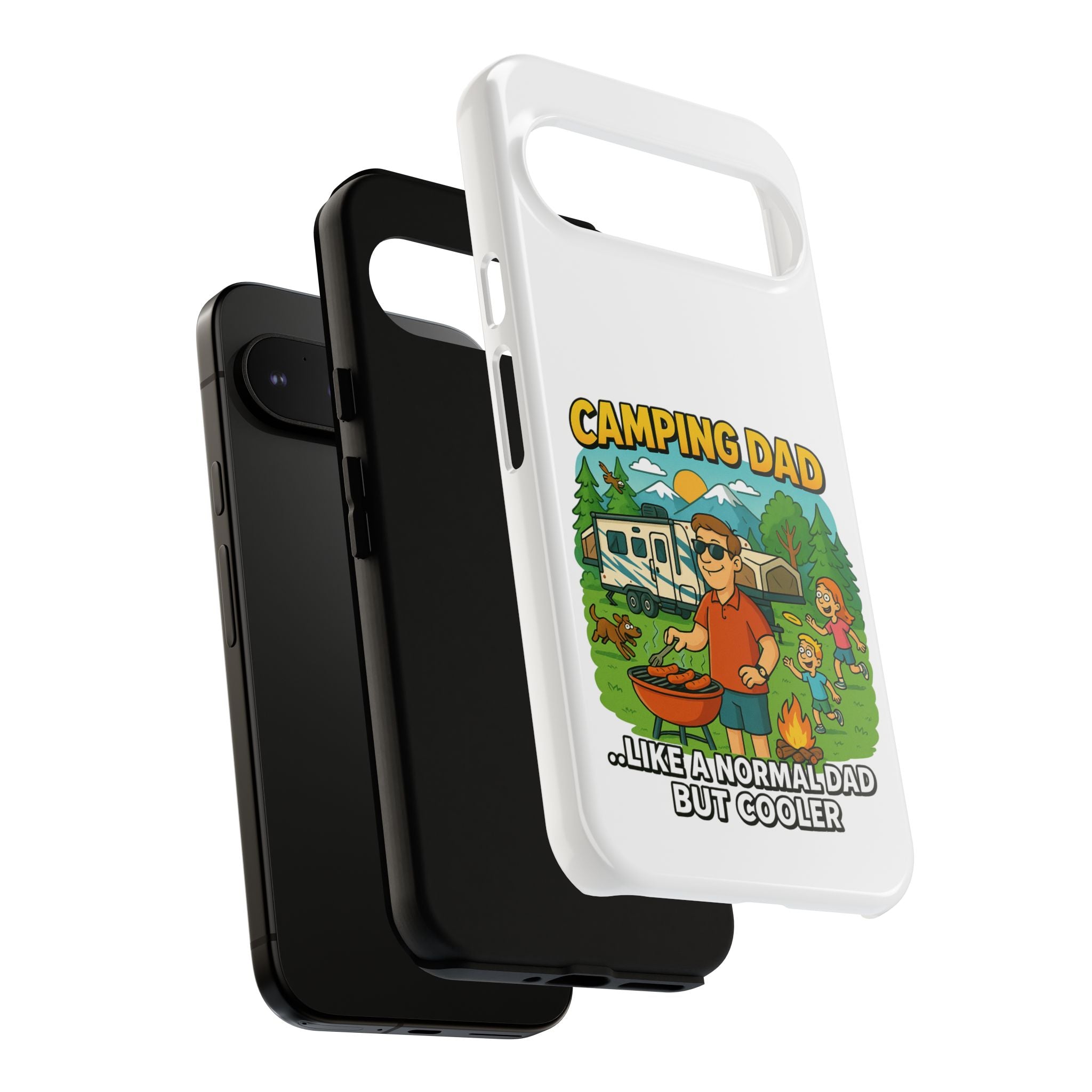 Camping Dad Phone Case - Unique Tough Cover for Outdoor Dads