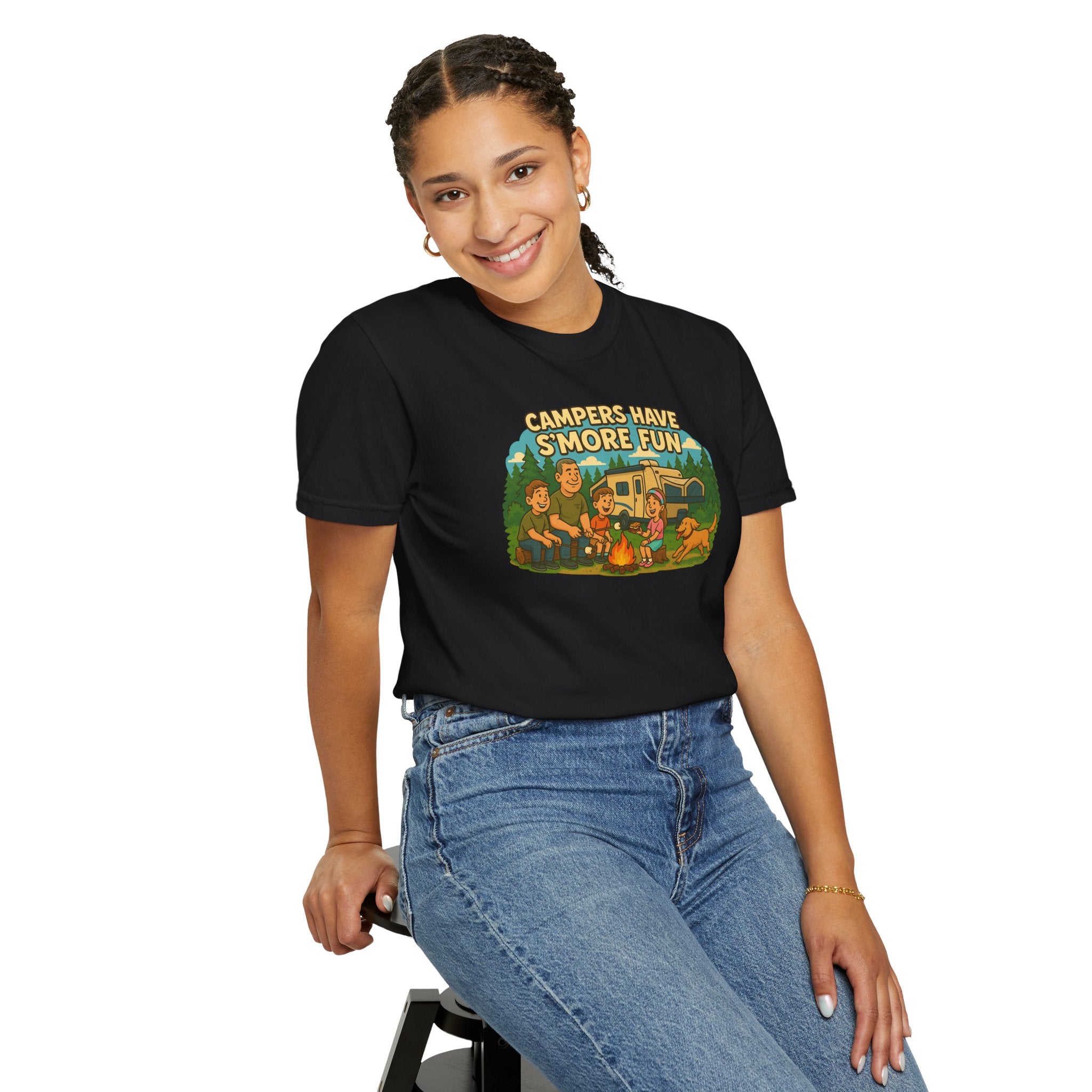 Camping T-Shirt for Outdoor Lovers, Perfect Gift for Campers, Adventure Tee, Vacation Shirt, Summer Fun Merchandise