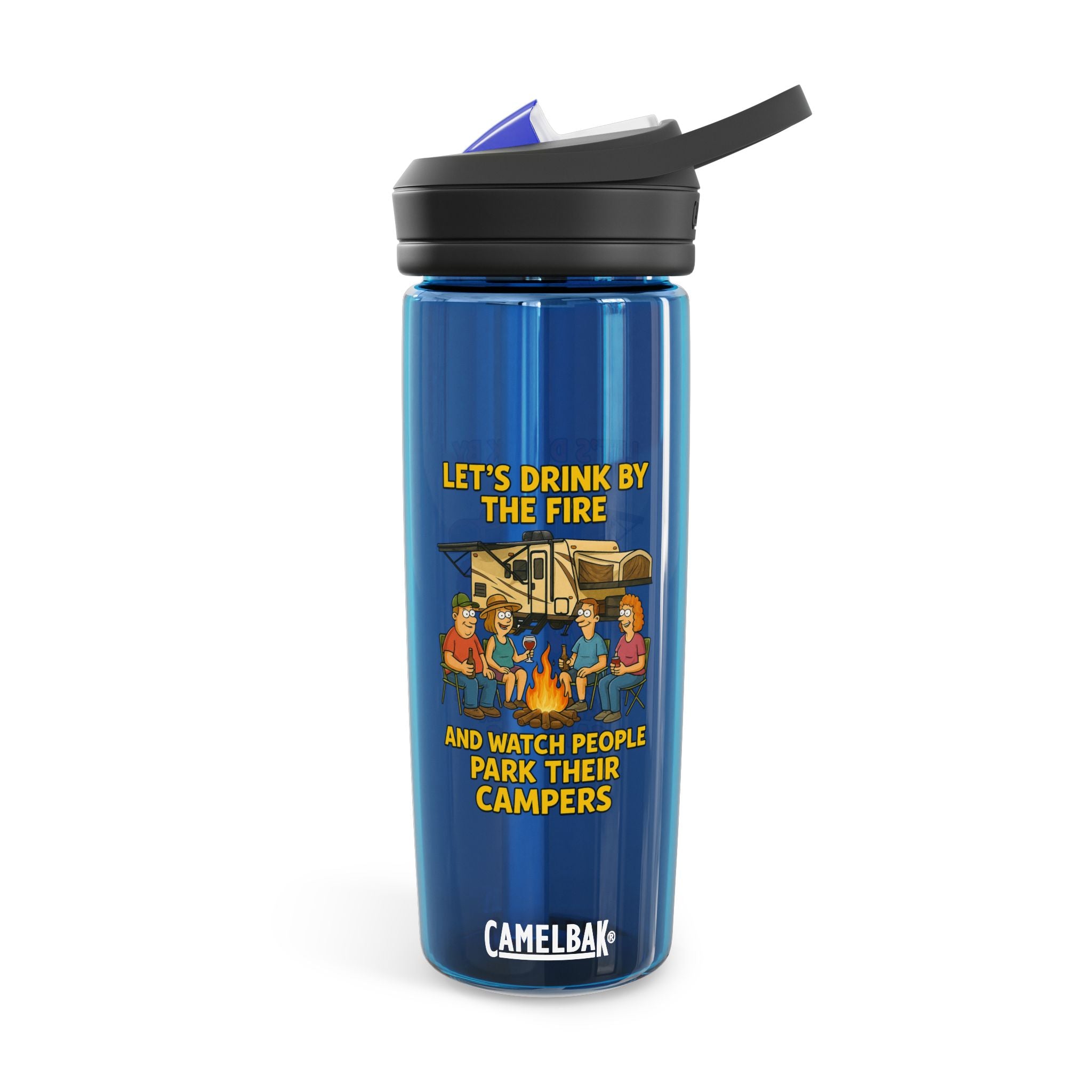 Camping Water Bottle with Funny Quote - Hydration Gift for Hikers, Outdoor Enthusiasts, Camping Trip Essential, Campfire Decor, Summer [...]