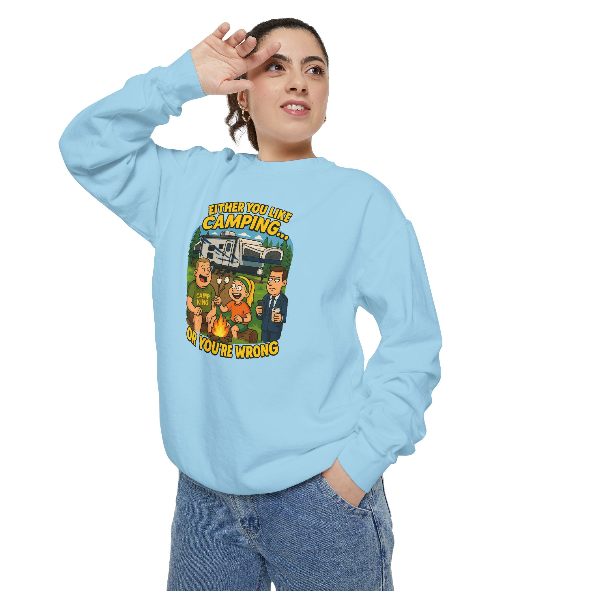 Camping Adventure Sweatshirt - Perfect for Outdoor Lovers