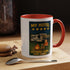 Camping-Themed Accent Coffee Mug | Perfect for RV Lovers, Campers, Travelers, Cozy Nights, Outdoor Adventures, Unique Gift Ideas