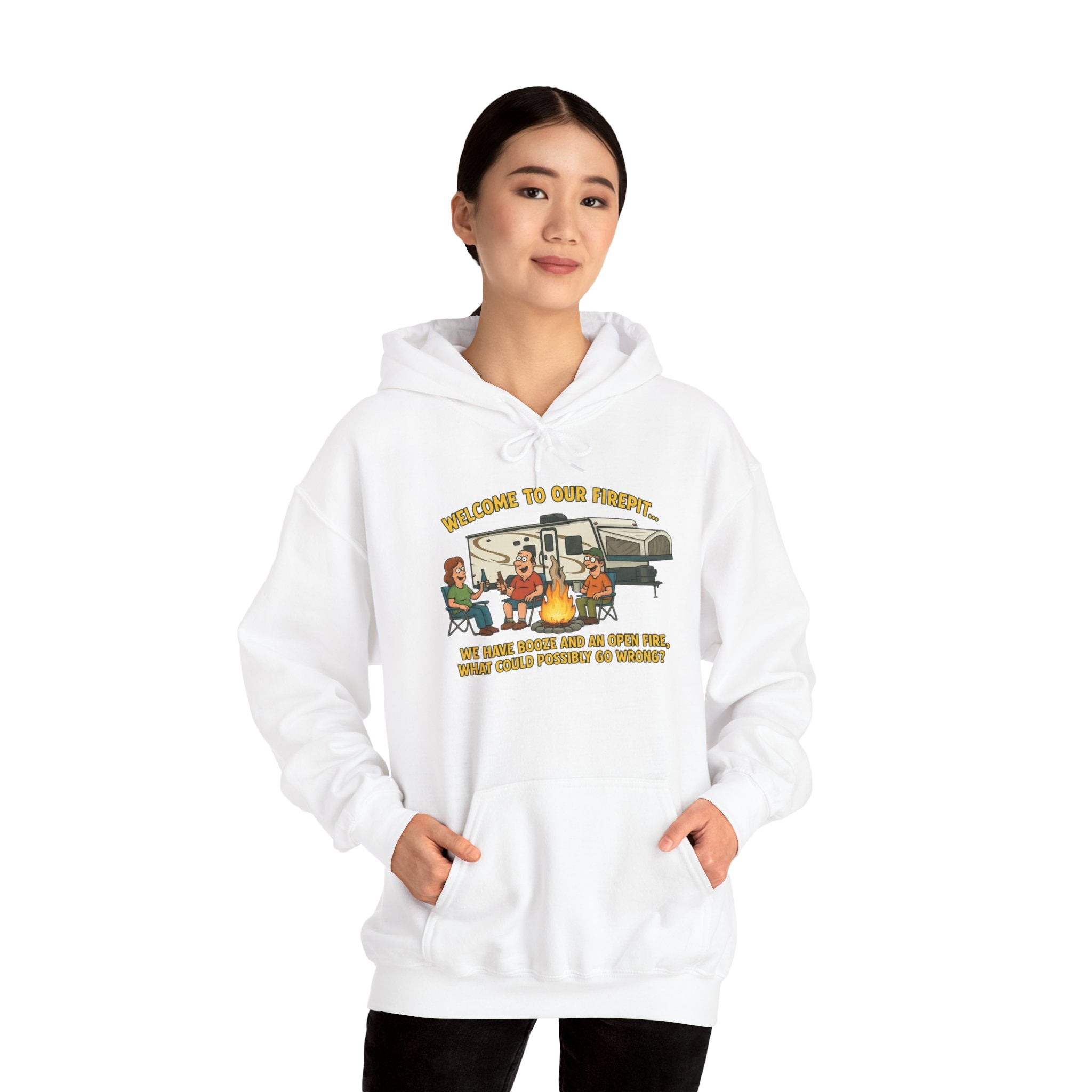 Cozy Campfire Sweatshirt | Unisex Hoodie for Outdoor Lovers, Camping Gear, Warmth for Fall, Great Gift for Nature Enthusiasts
