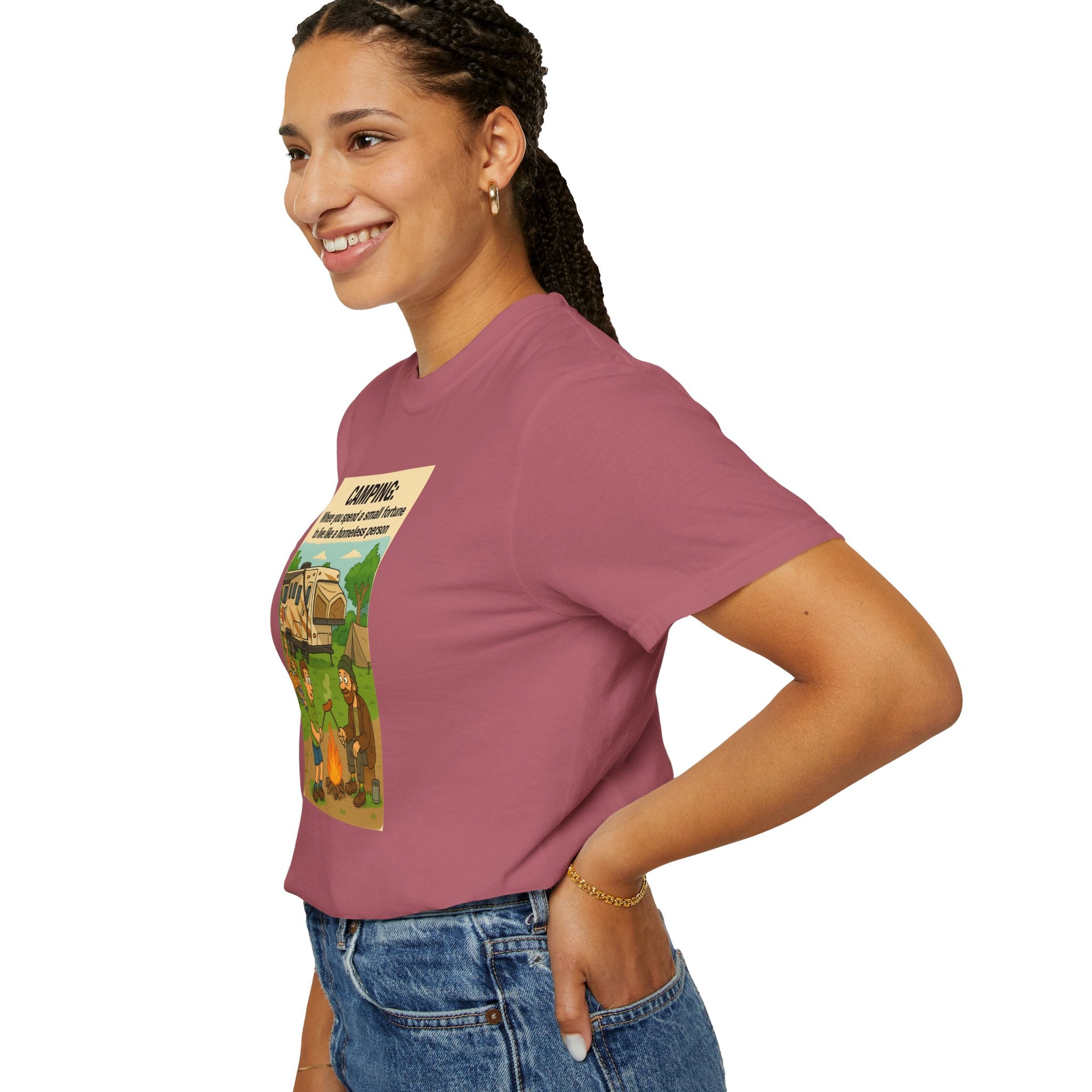 Camping Humor T-Shirt, Unisex Graphic Tee, Adventure Gift, Outdoor Lover Apparel, Funny Camping Shirt