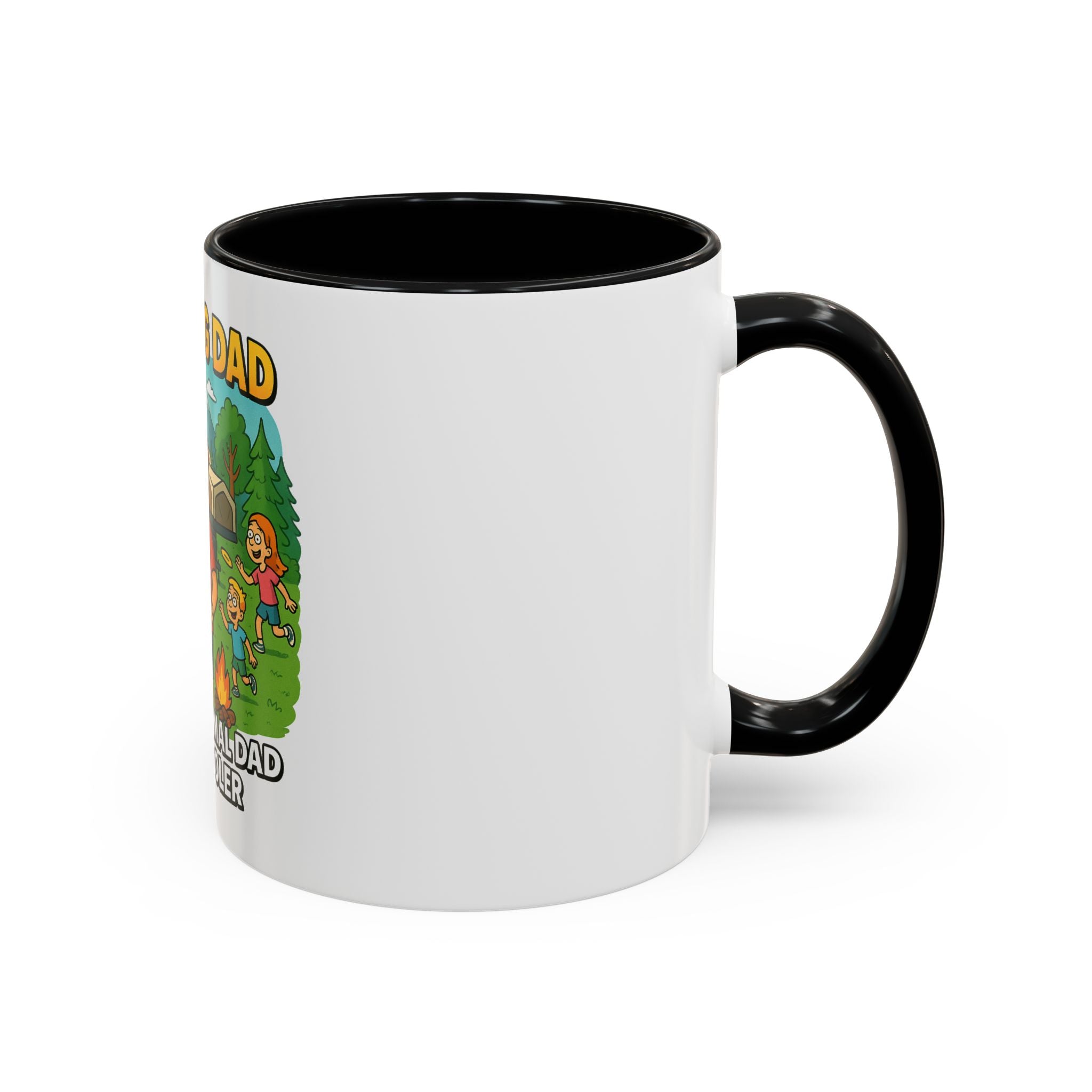 Cool Camping Dad Coffee Mug - Fun Outdoor Adventure Gift