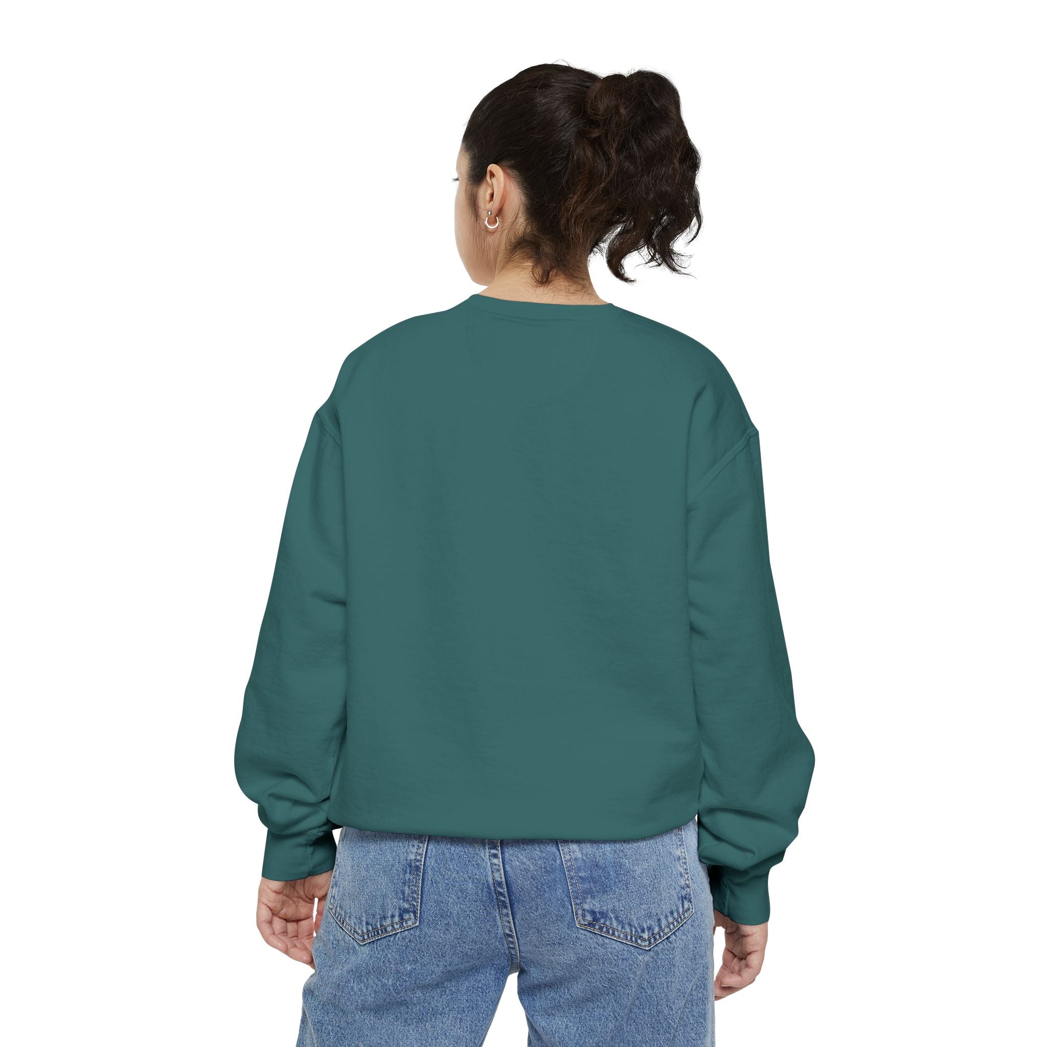 Unisex Garment-Dyed Sweatshirt - I go where I am towed