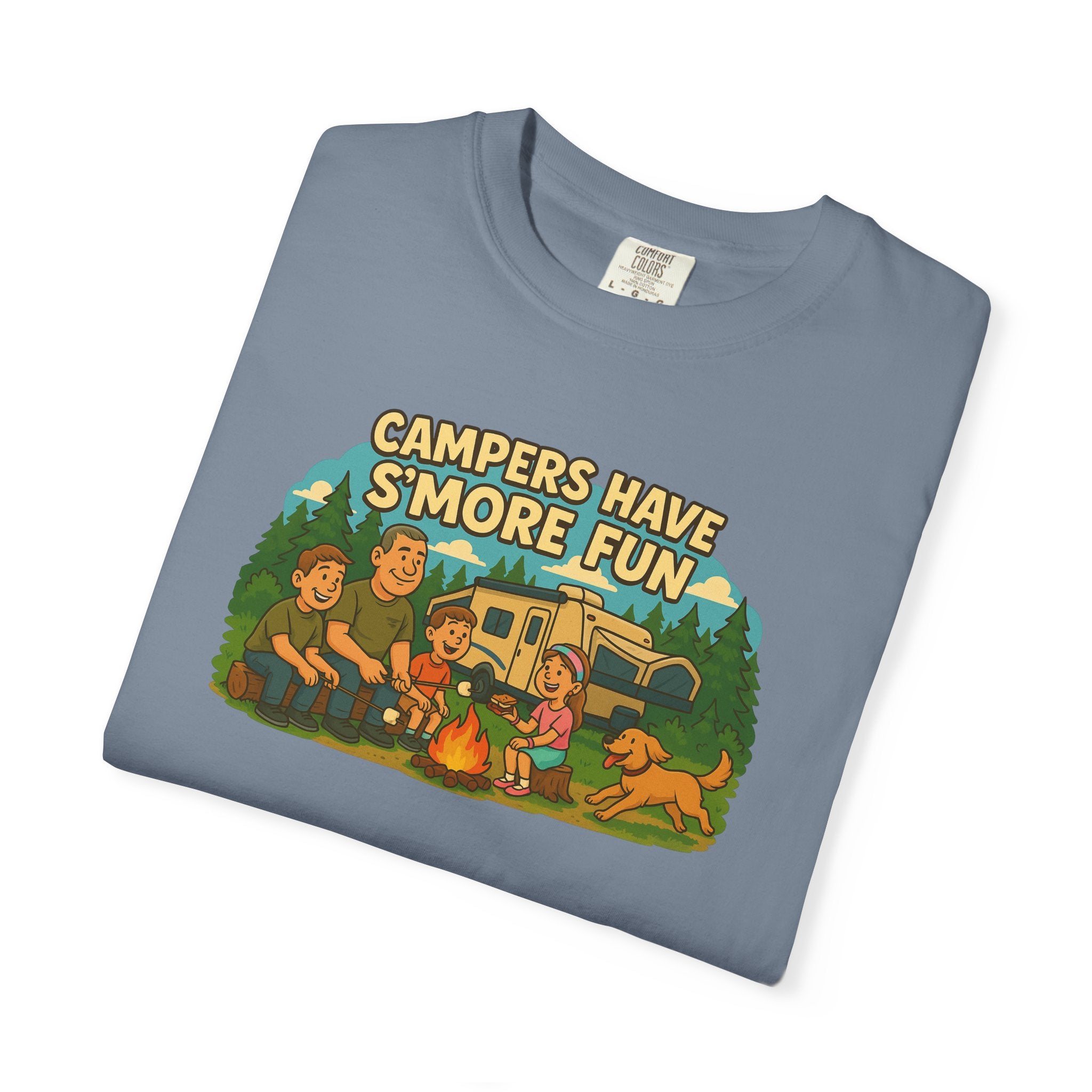 Camping T-Shirt for Outdoor Lovers, Perfect Gift for Campers, Adventure Tee, Vacation Shirt, Summer Fun Merchandise