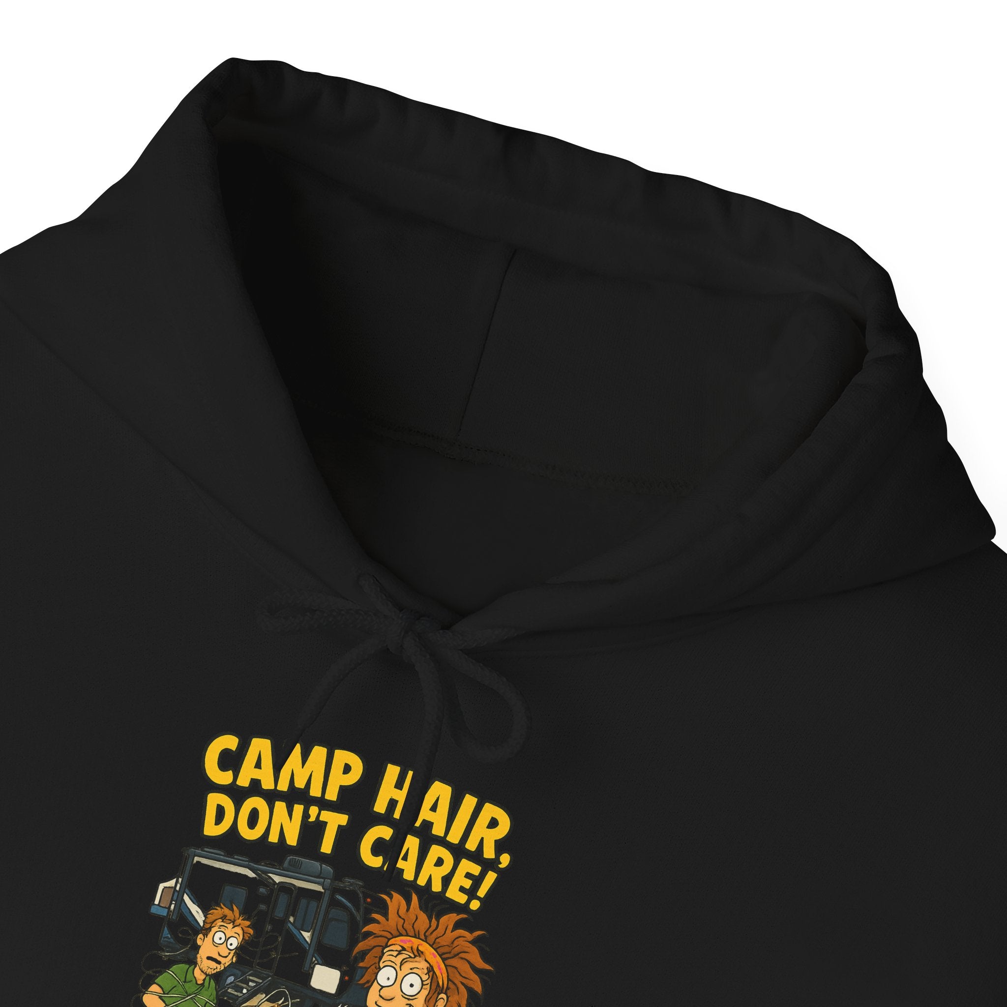 Camp Vibes Unisex Hooded Sweatshirt - Cozy, Funny Gift, Summer Nights, Outdoor Adventure, Camping Apparel