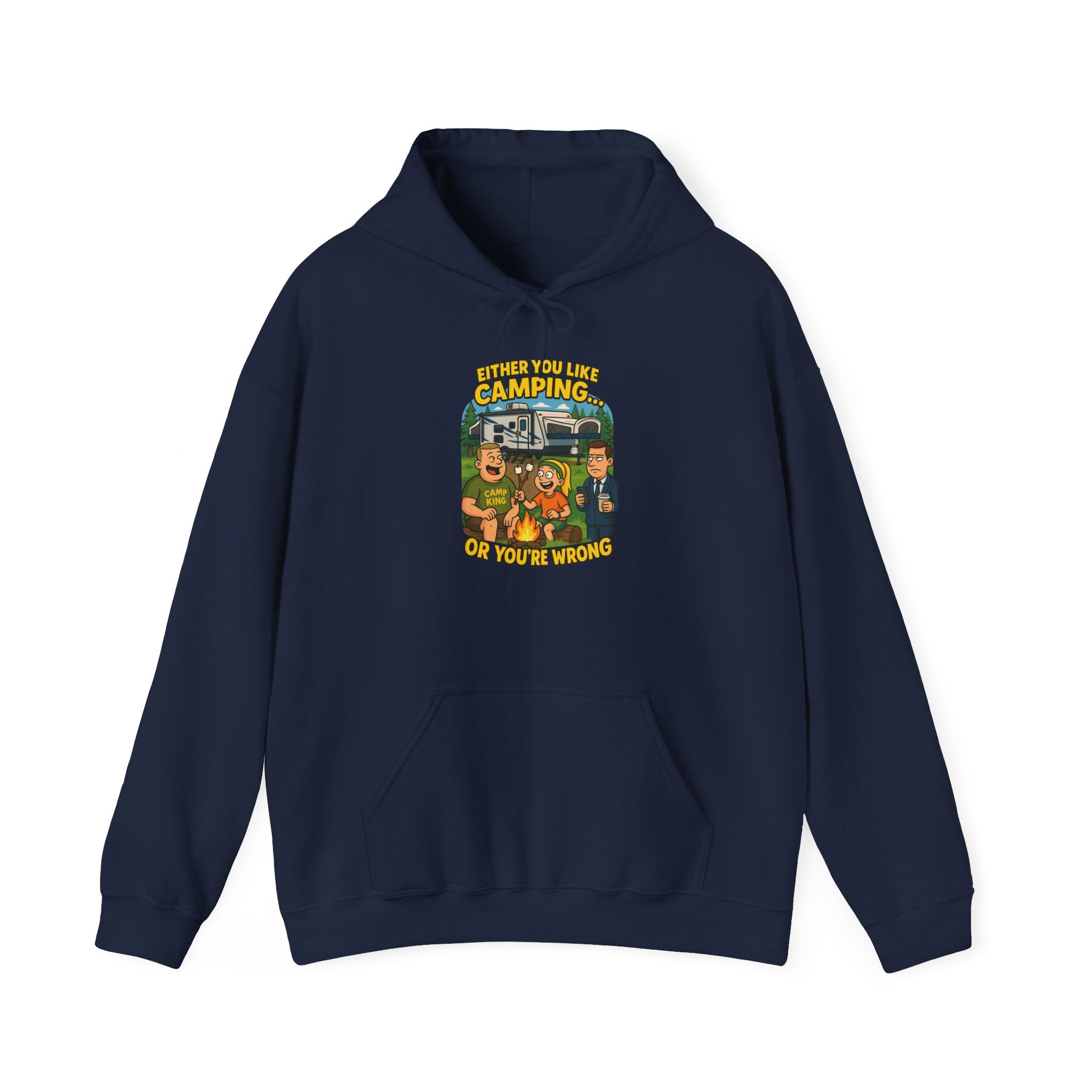 Camping Adventure Unisex Heavy Blend™ Hooded Sweatshirt