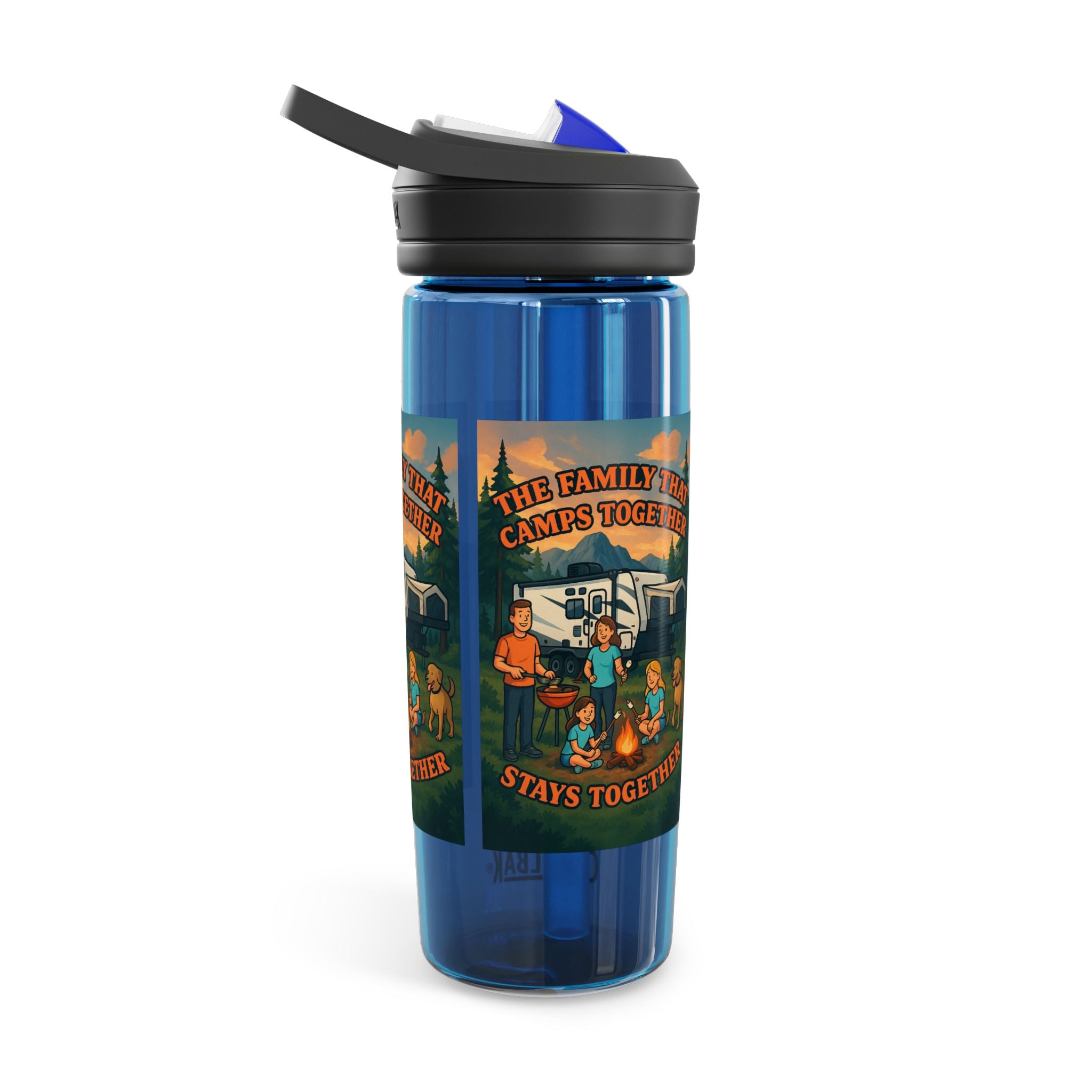 Family Camping Water Bottle, Outdoor Hydration Bottle, Eco-Friendly Gift, Adventure Accessory, Summer Camp Essential, Picnic Gear