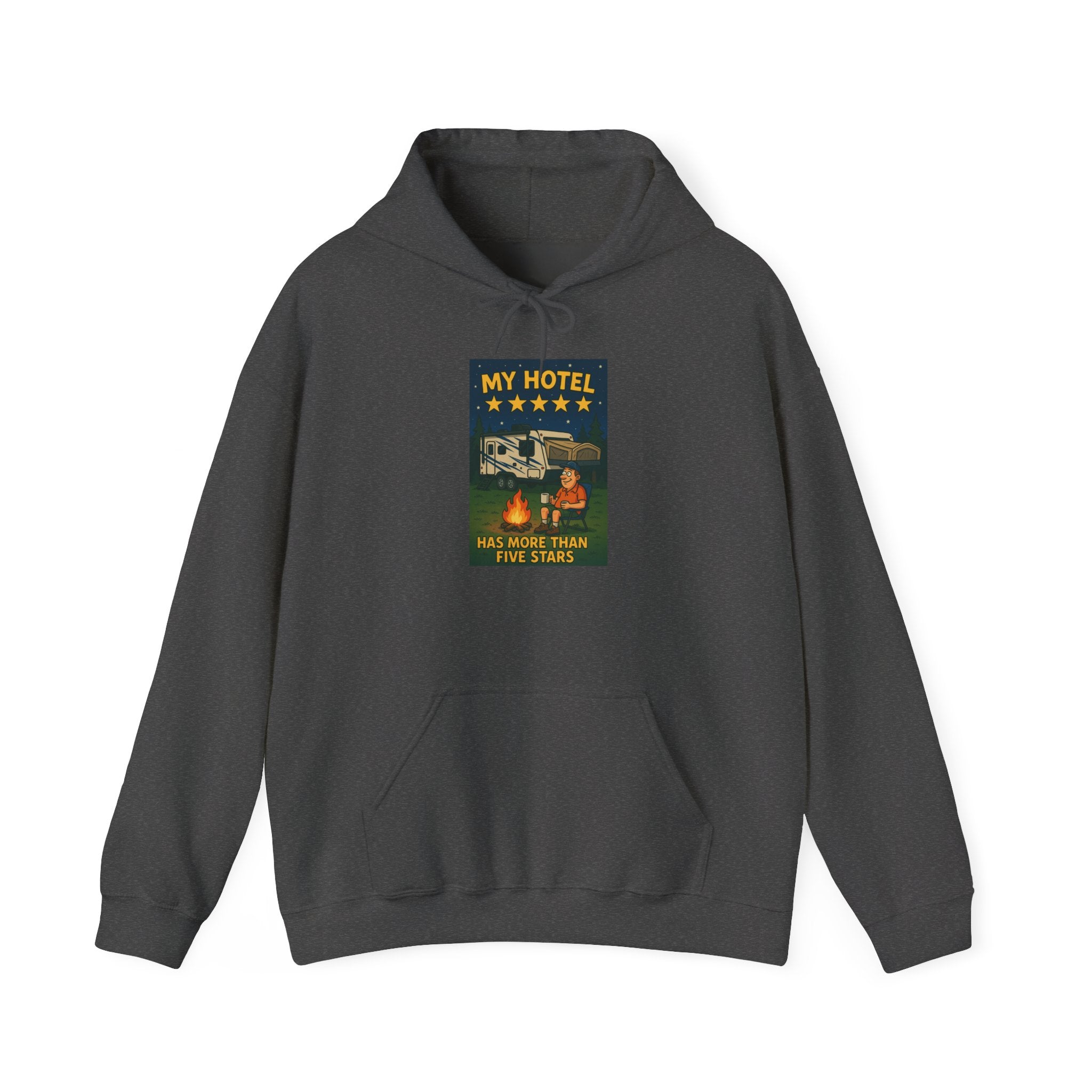 Cozy Camping Hoodie - My Hotel, Outdoor Adventure Apparel, Travel Gift, Nature Lovers Sweatshirt, Camping Gear