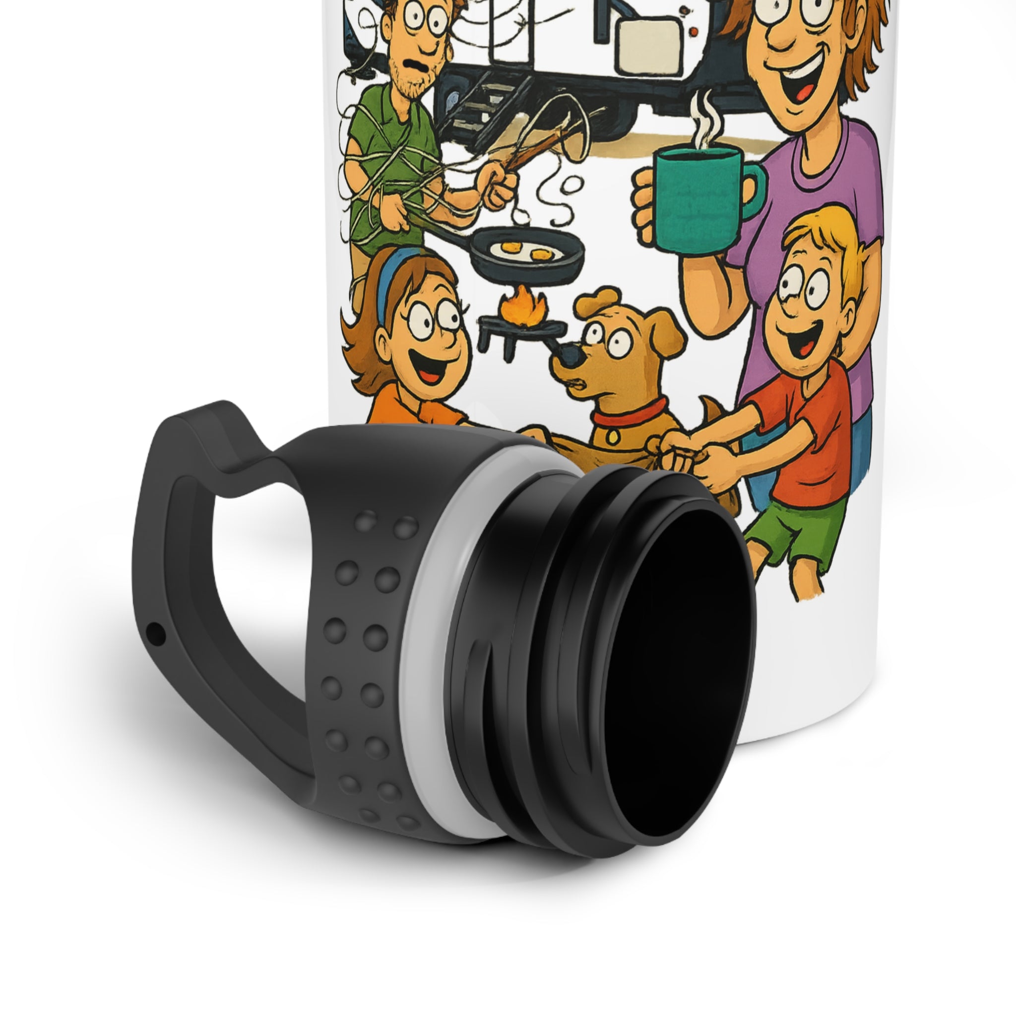Camp Hair Don't Care Water Bottle, Stainless Steel, Outdoor Gear, Camping Gifts, Summer Adventure, Eco-Friendly Hydration
