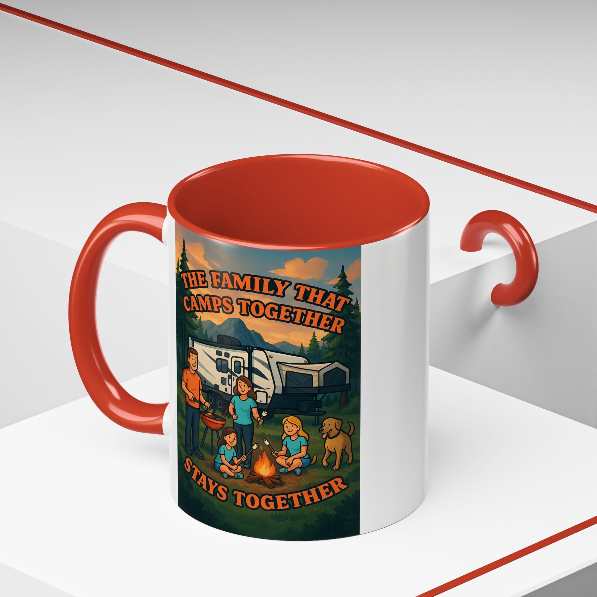 Camping Family Coffee Mug - Adventure, Nature, Family Time, Outdoor Enthusiasts, Gift for Campers