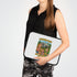 Whimsical Laptop Sleeve featuring Fun Design, Perfect for Students, Donating Blood, Office Use, Gifts, & Eco-Friendly Style