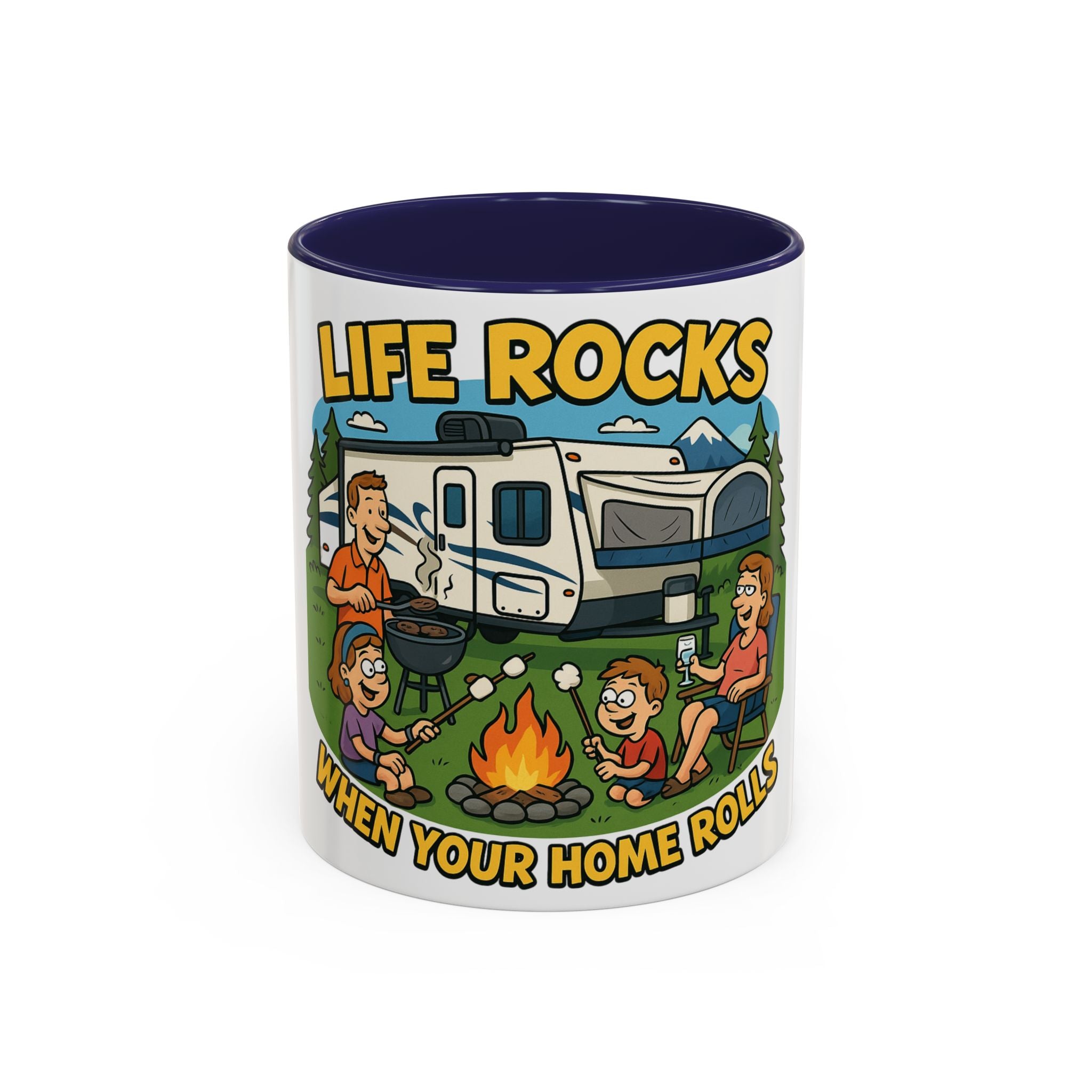 Camping Life Coffee Mug - Adventure Lover Gift, RV Travel Mug, Cozy Campfire Vibes, Perfect for Outdoor Enthusiasts, Gift for Dad