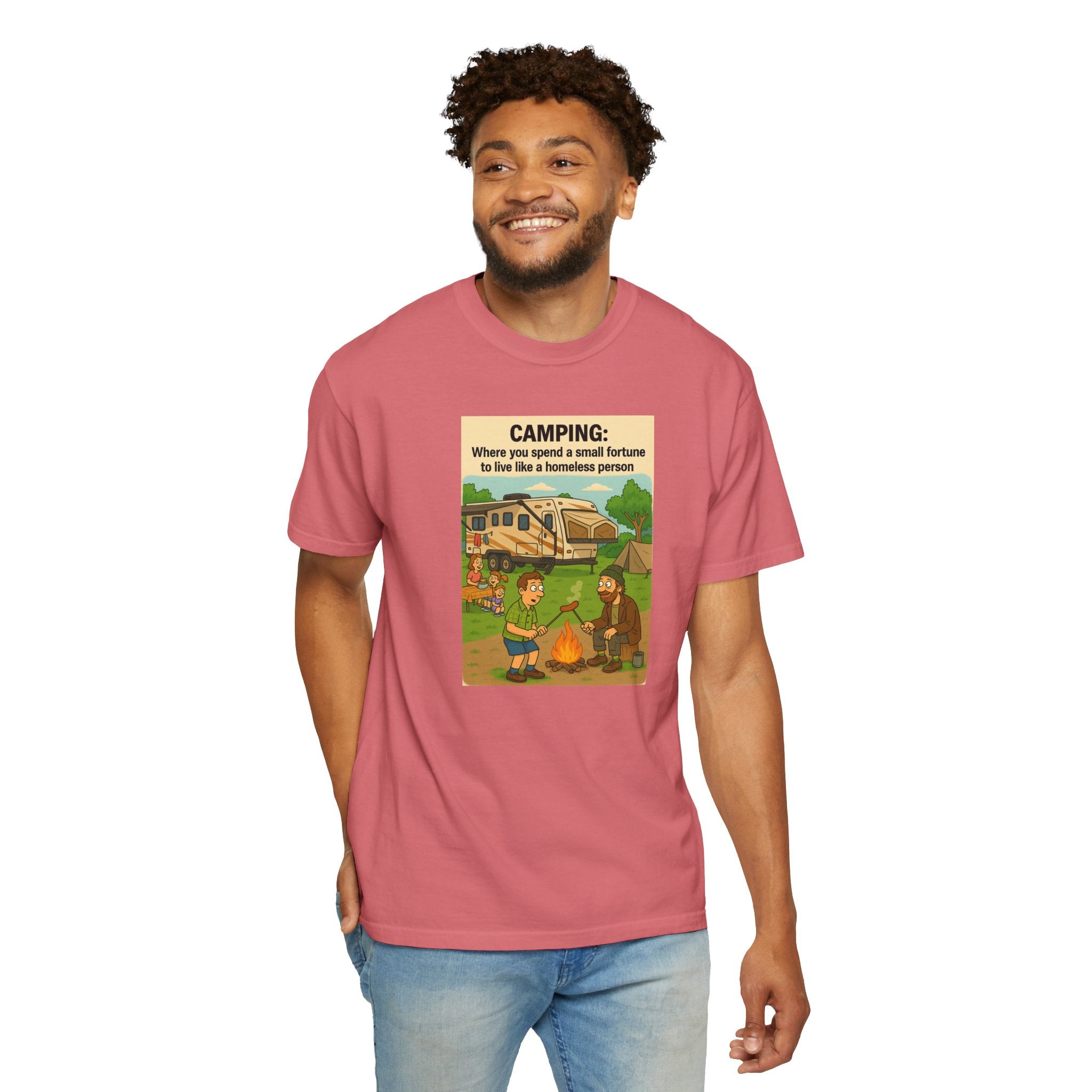 Camping Humor T-Shirt, Unisex Graphic Tee, Adventure Gift, Outdoor Lover Apparel, Funny Camping Shirt