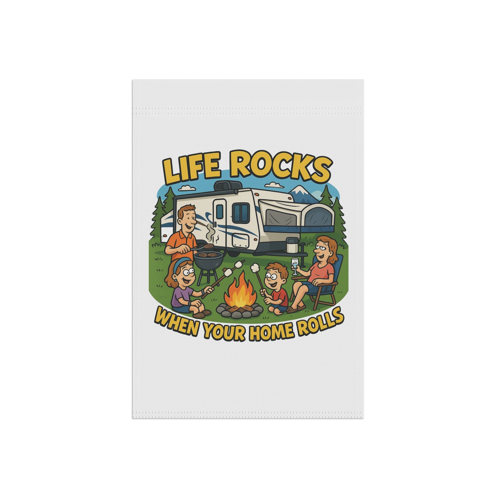 RV Life Garden Banner | Outdoor Decor, Camping Sign, Home Sweet Home, Garden Flag, Travel Enthusiast Gift