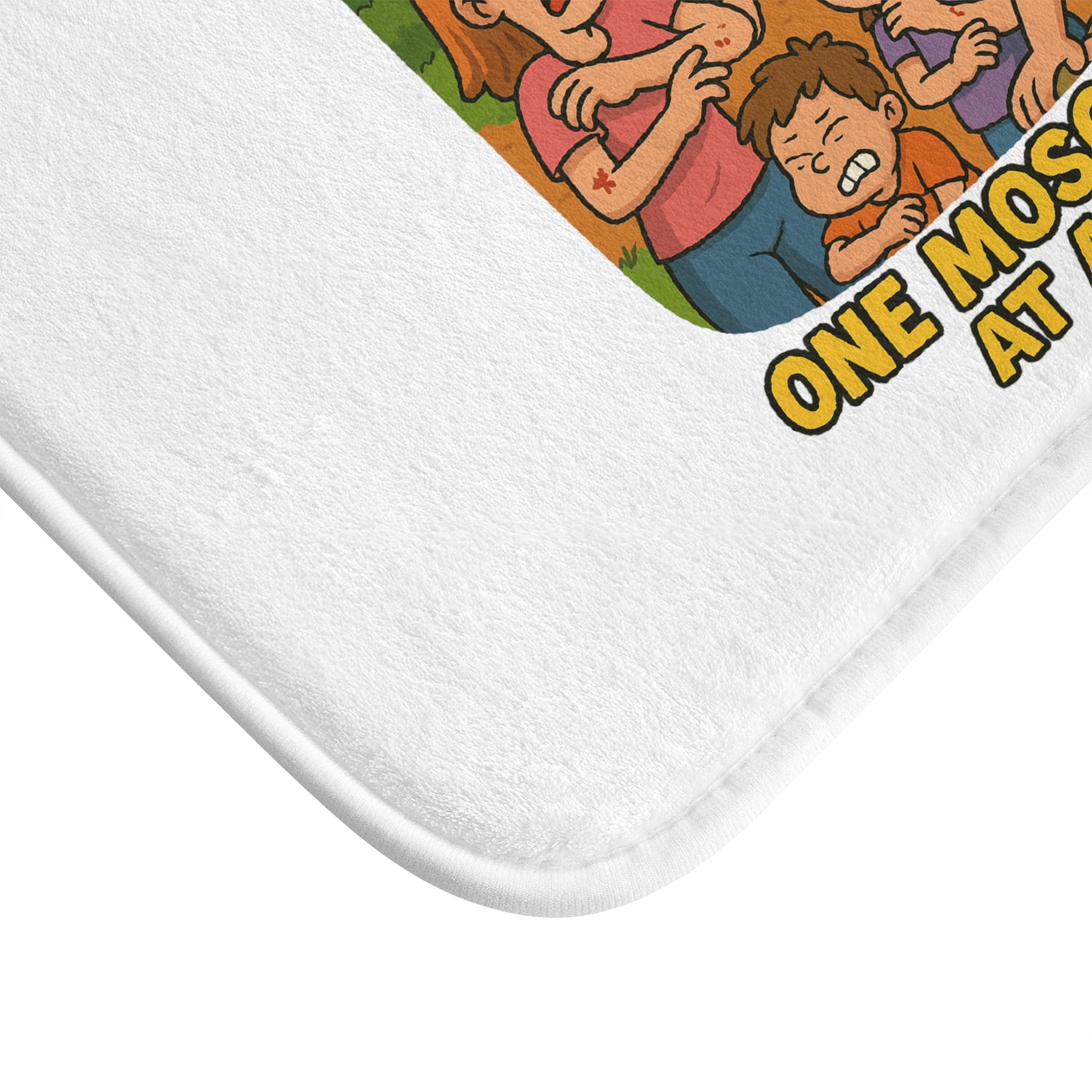 Funny Bath Mat - Donating Blood One Mosquito at a Time, Quirky Home Decor, Gift for Humor Lovers, Bath Decor, Funny Bathroom Accessories
