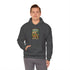 Camping Forecast Graphic Hoodie, Unisex Heavy Blend Sweatshirt, Outdoor Apparel, Weekend Getaway Gift, Nature Lover Clothing