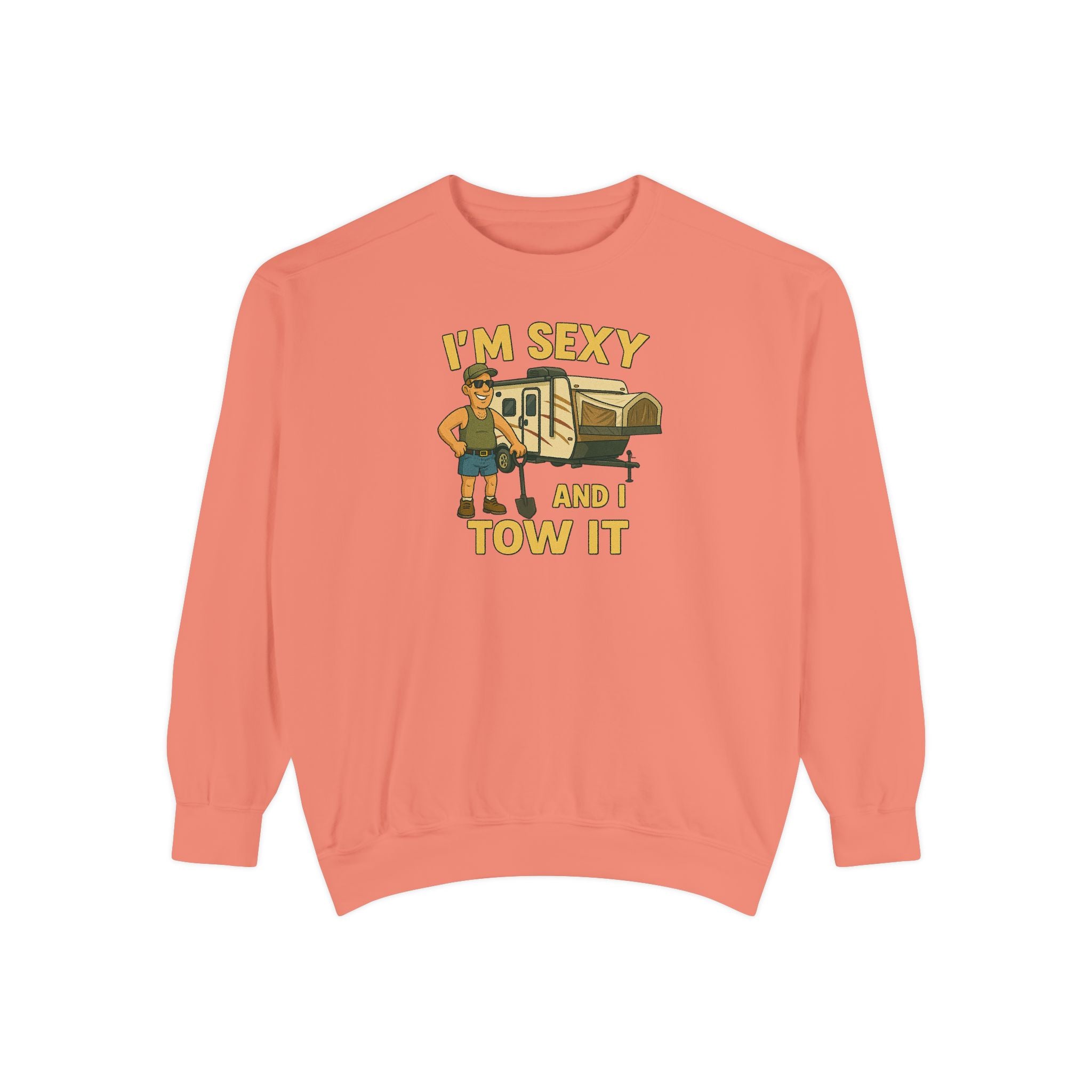 Funny Tow Truck Sweatshirt, Unisex Garment-Dyed Pullover, Casual Gift for Drivers, Trucking Humor Apparel, Cozy Fall Outfit, Perfect [...]
